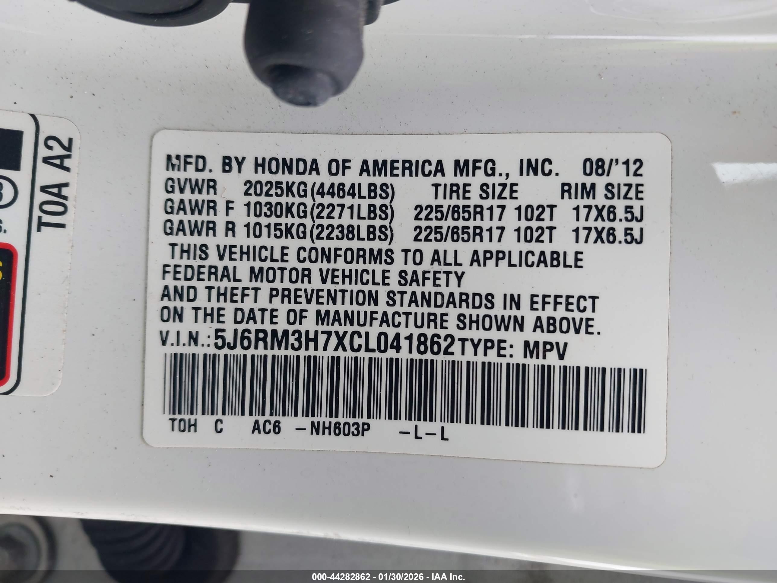 HONDA CR-V image 9