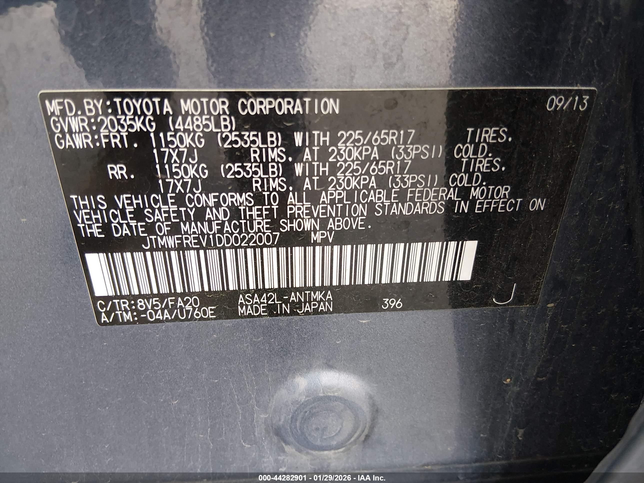 TOYOTA RAV4 image 9