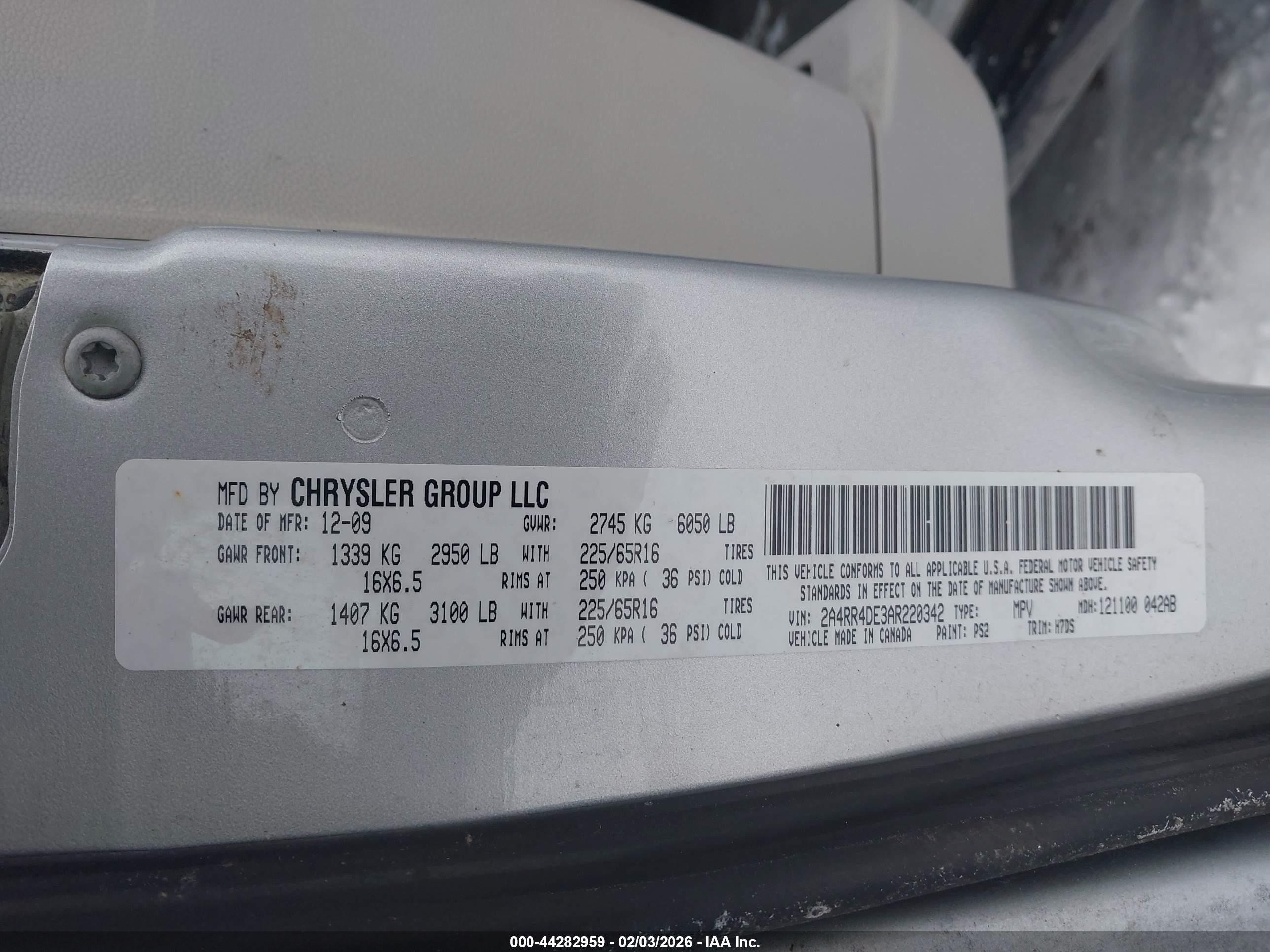 CHRYSLER TOWN image 9