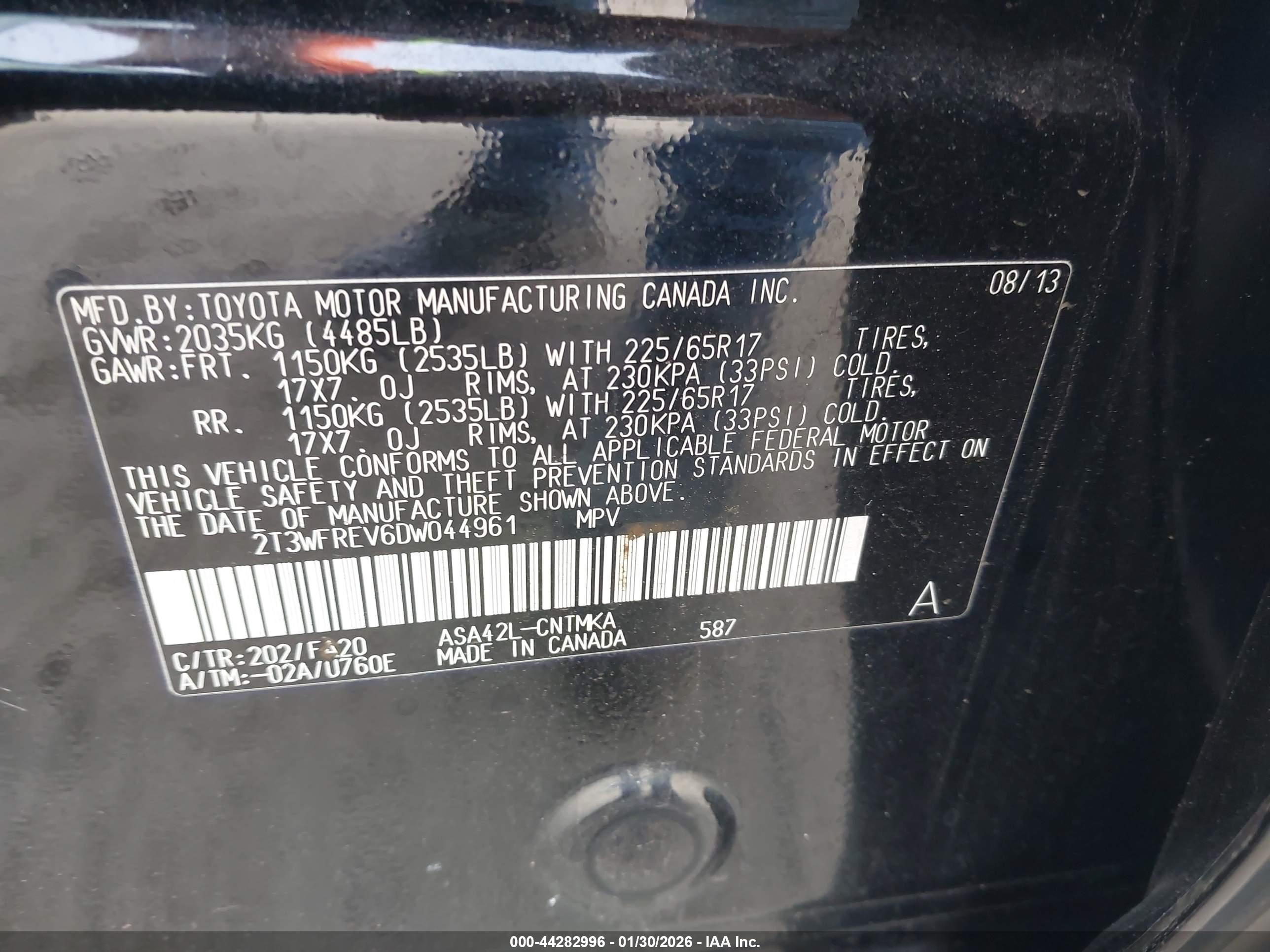 TOYOTA RAV4 image 9