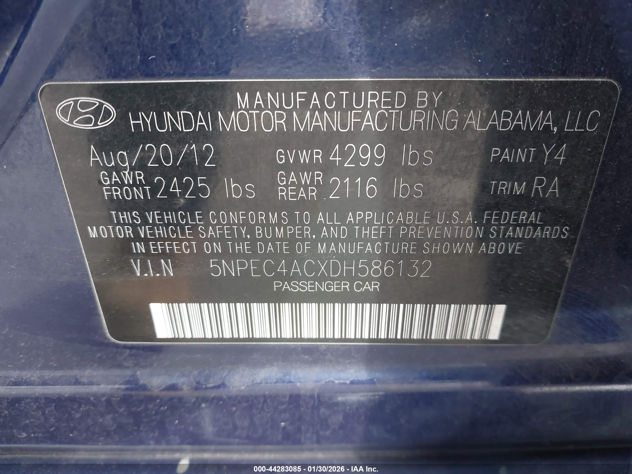 HYUNDAI SONATA image 9