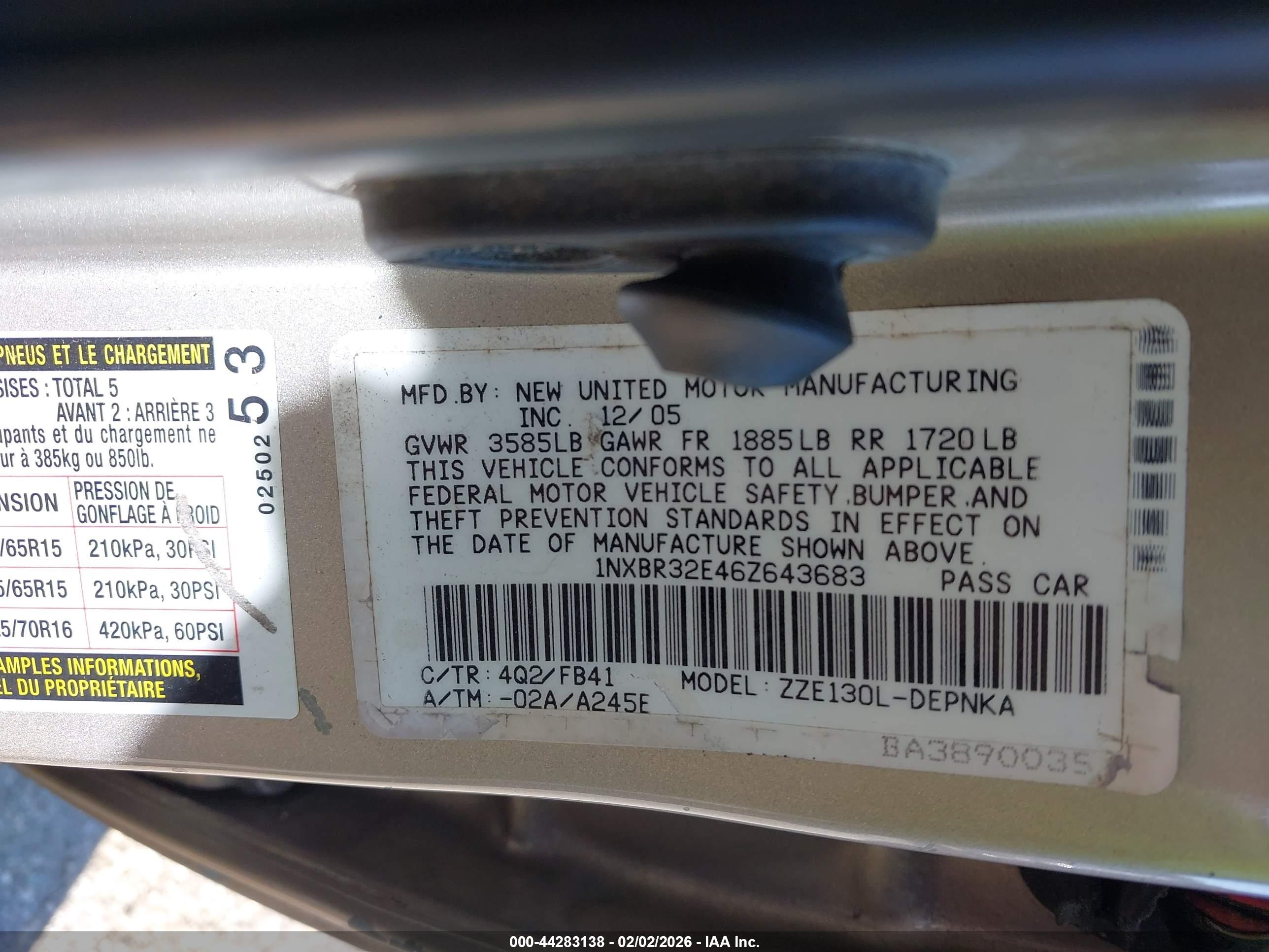 TOYOTA COROLLA image 9