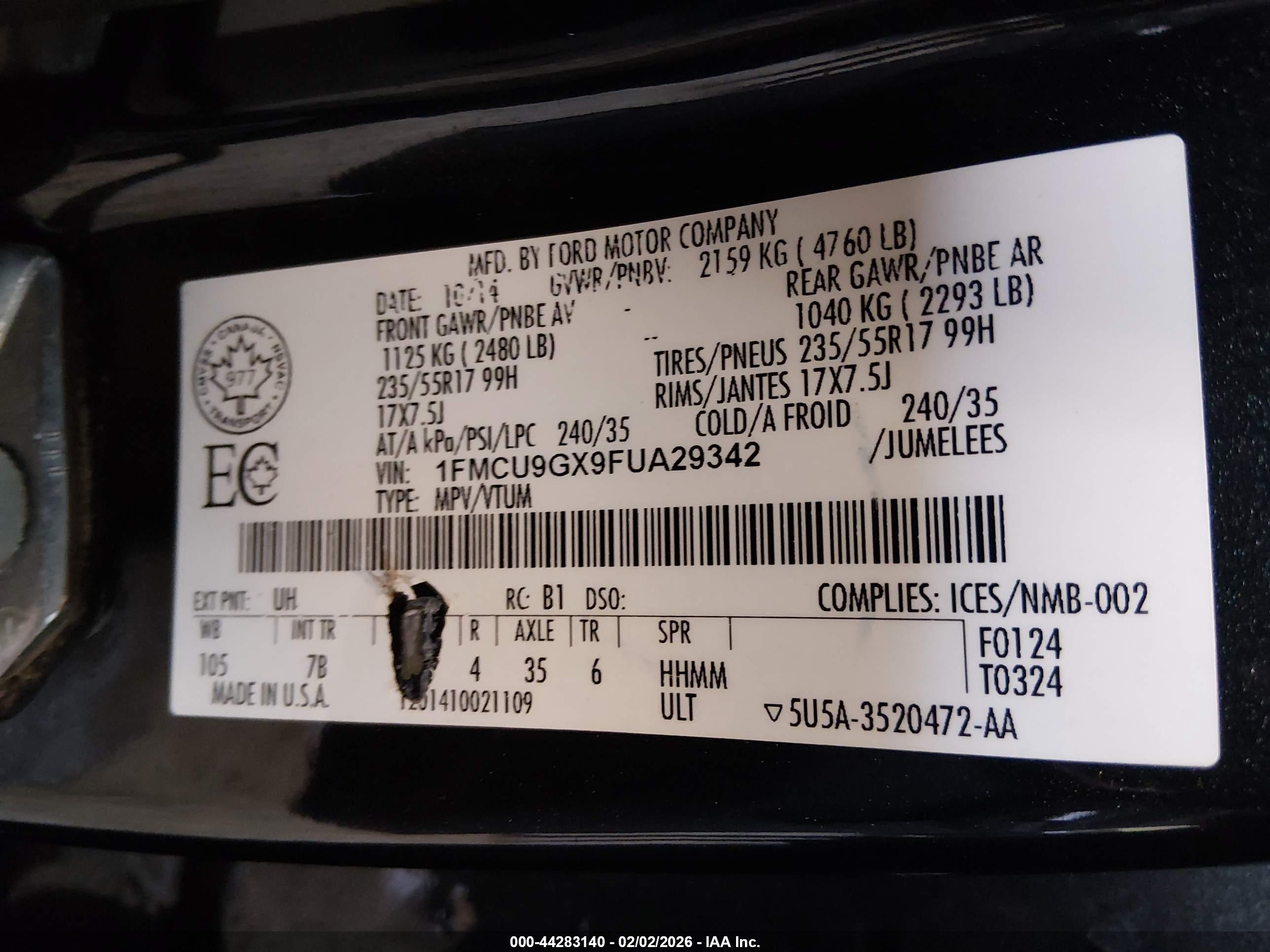FORD ESCAPE image 9