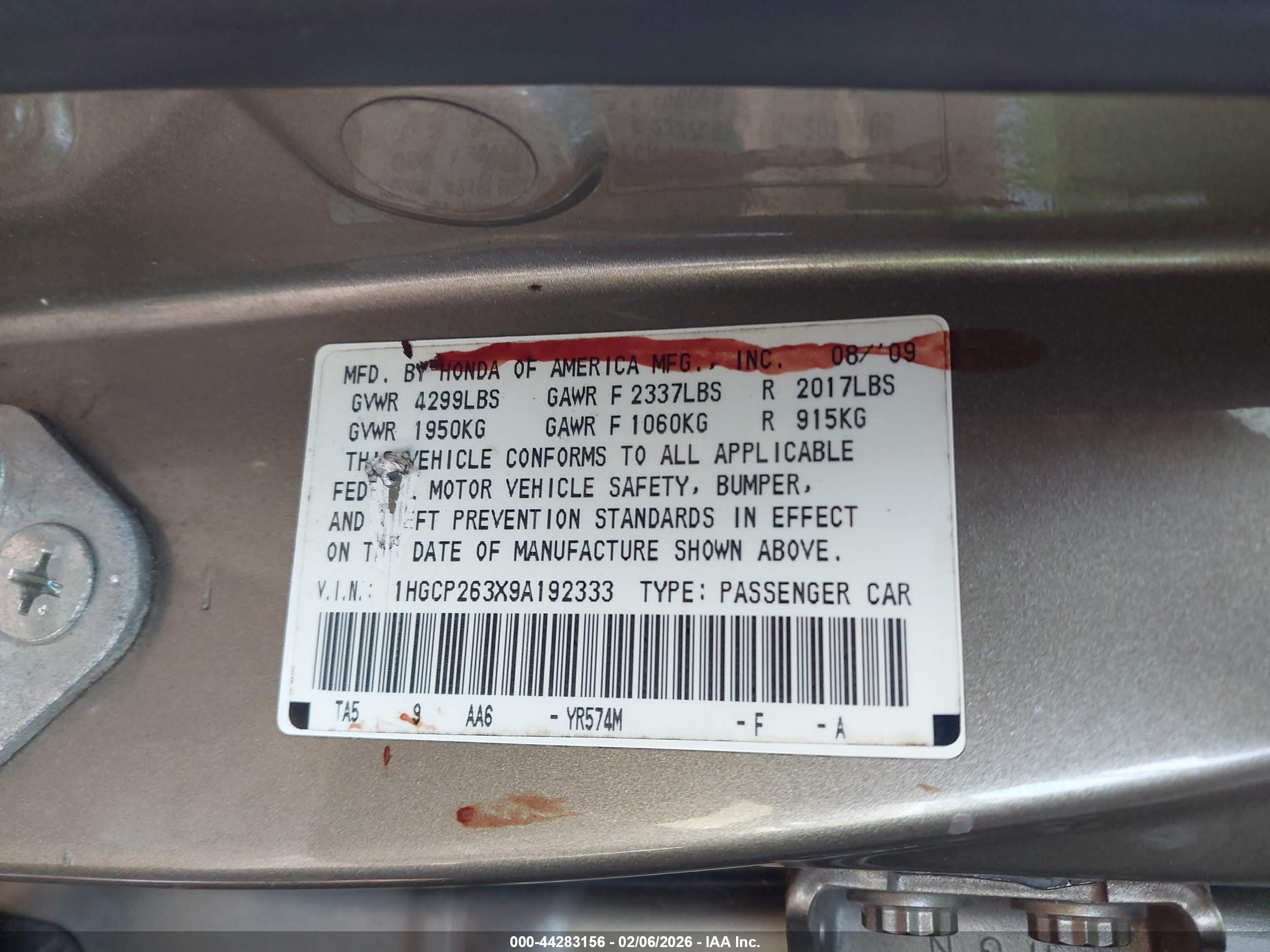 HONDA ACCORD image 9