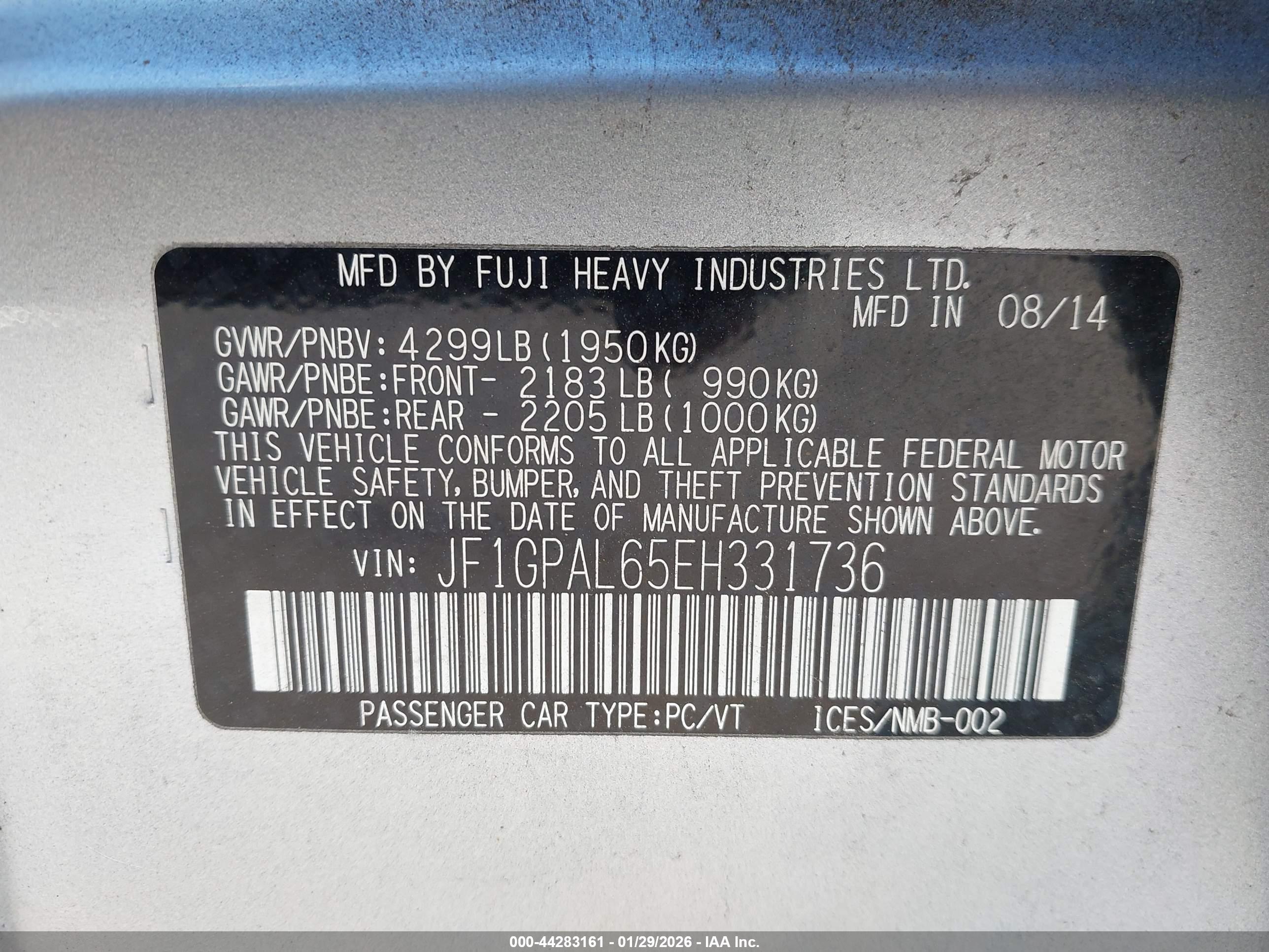 SUBARU IMPREZA image 9