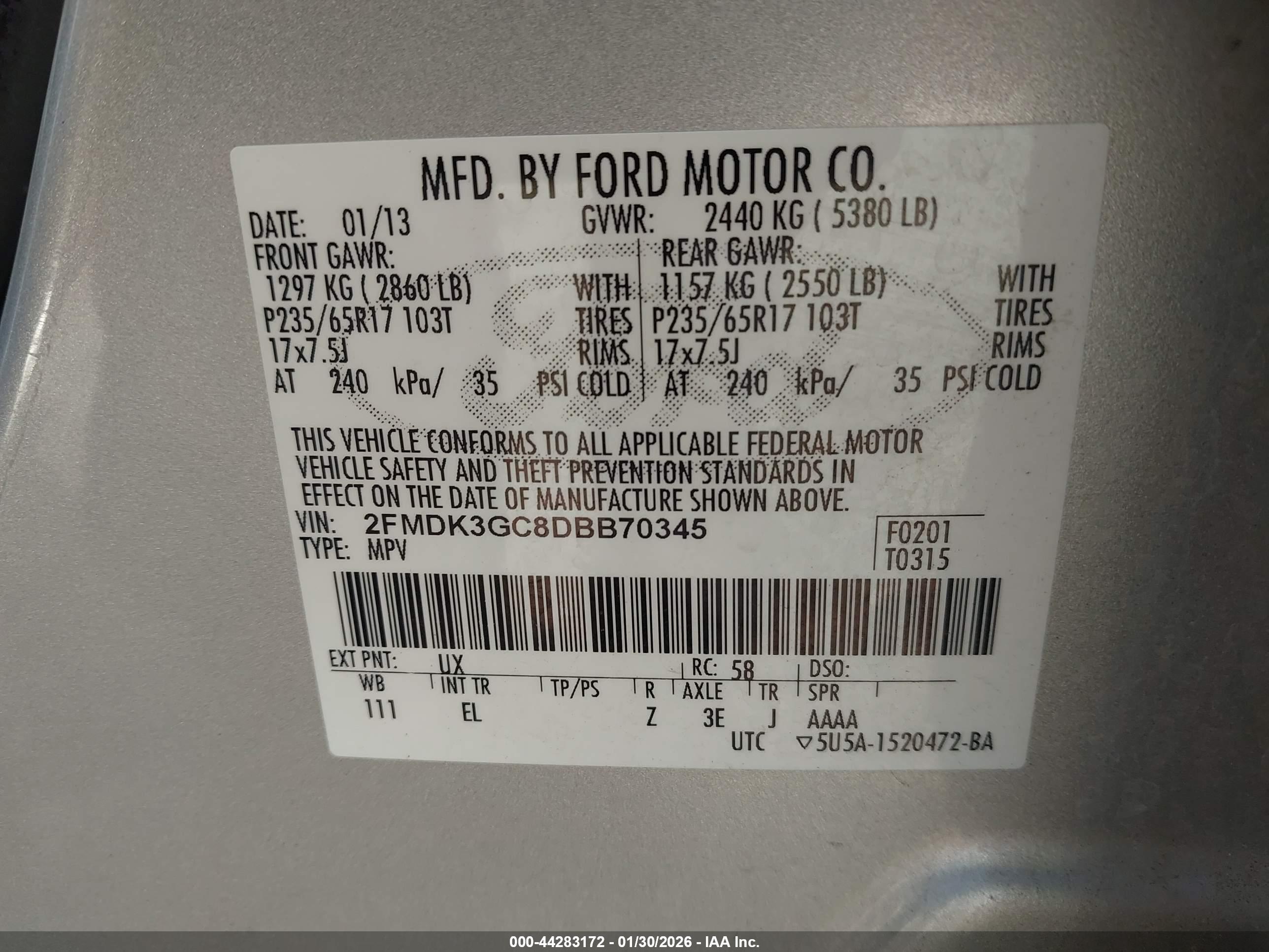 FORD EDGE image 9