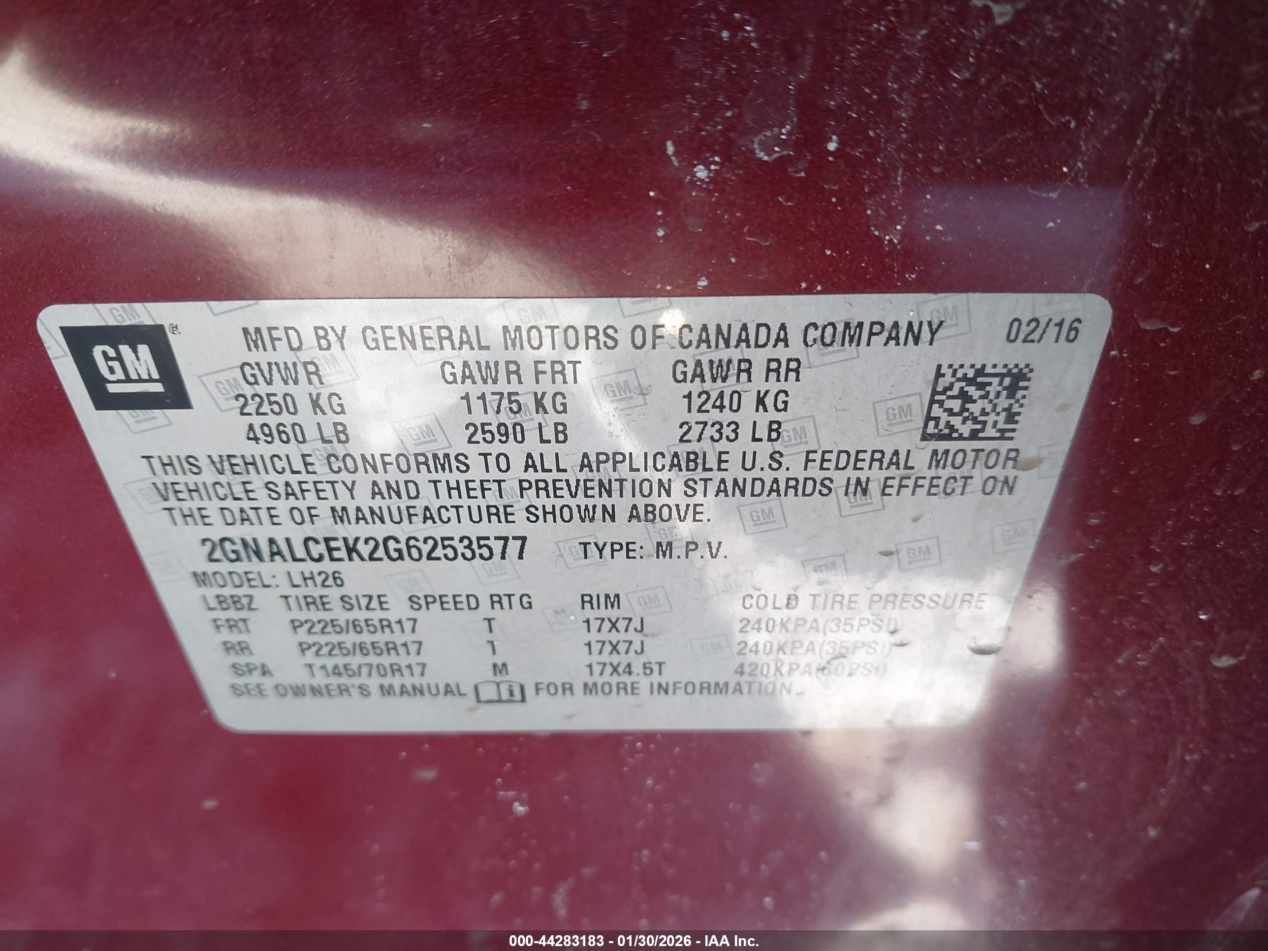 CHEVROLET EQUINOX image 9
