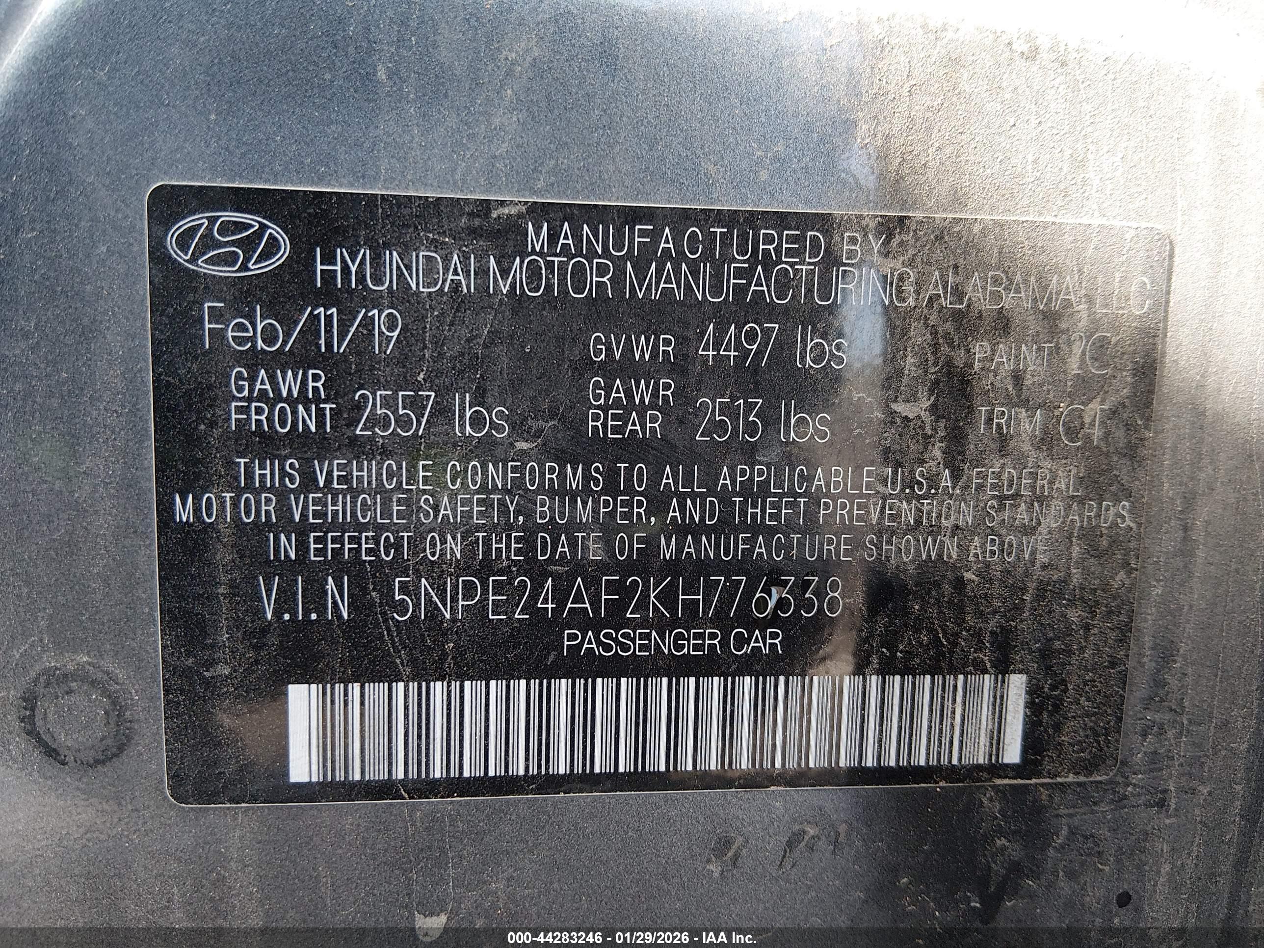 HYUNDAI SONATA image 9