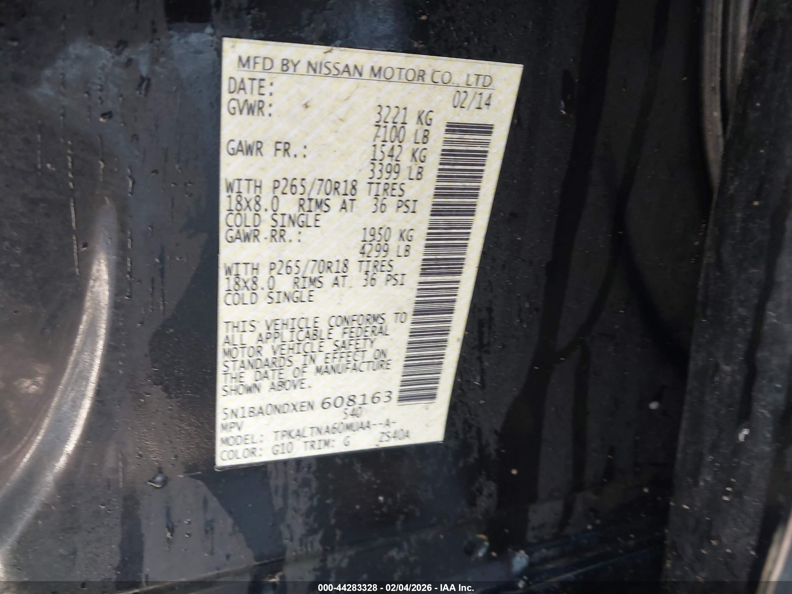 NISSAN ARMADA image 9