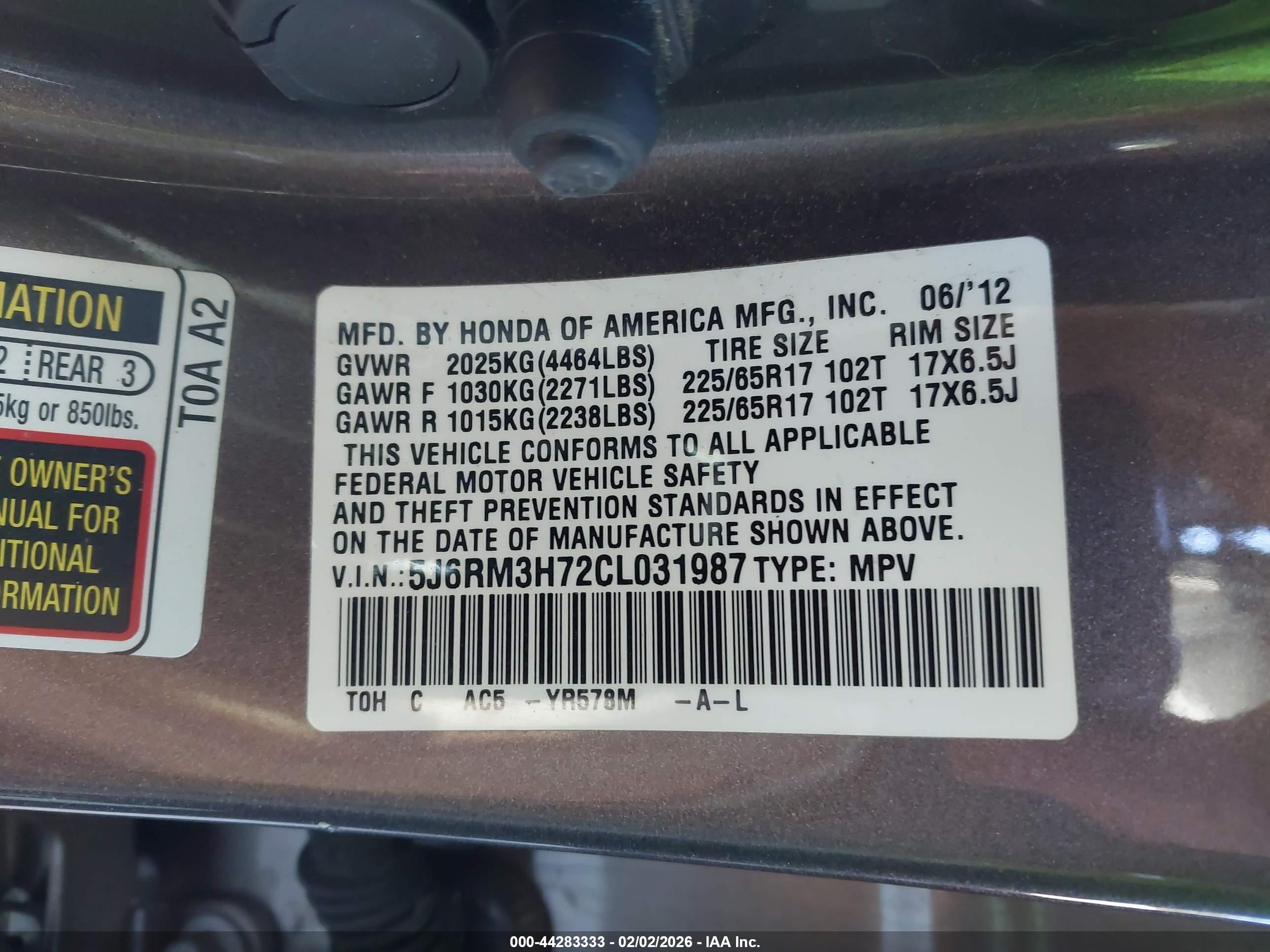 HONDA CR-V image 9