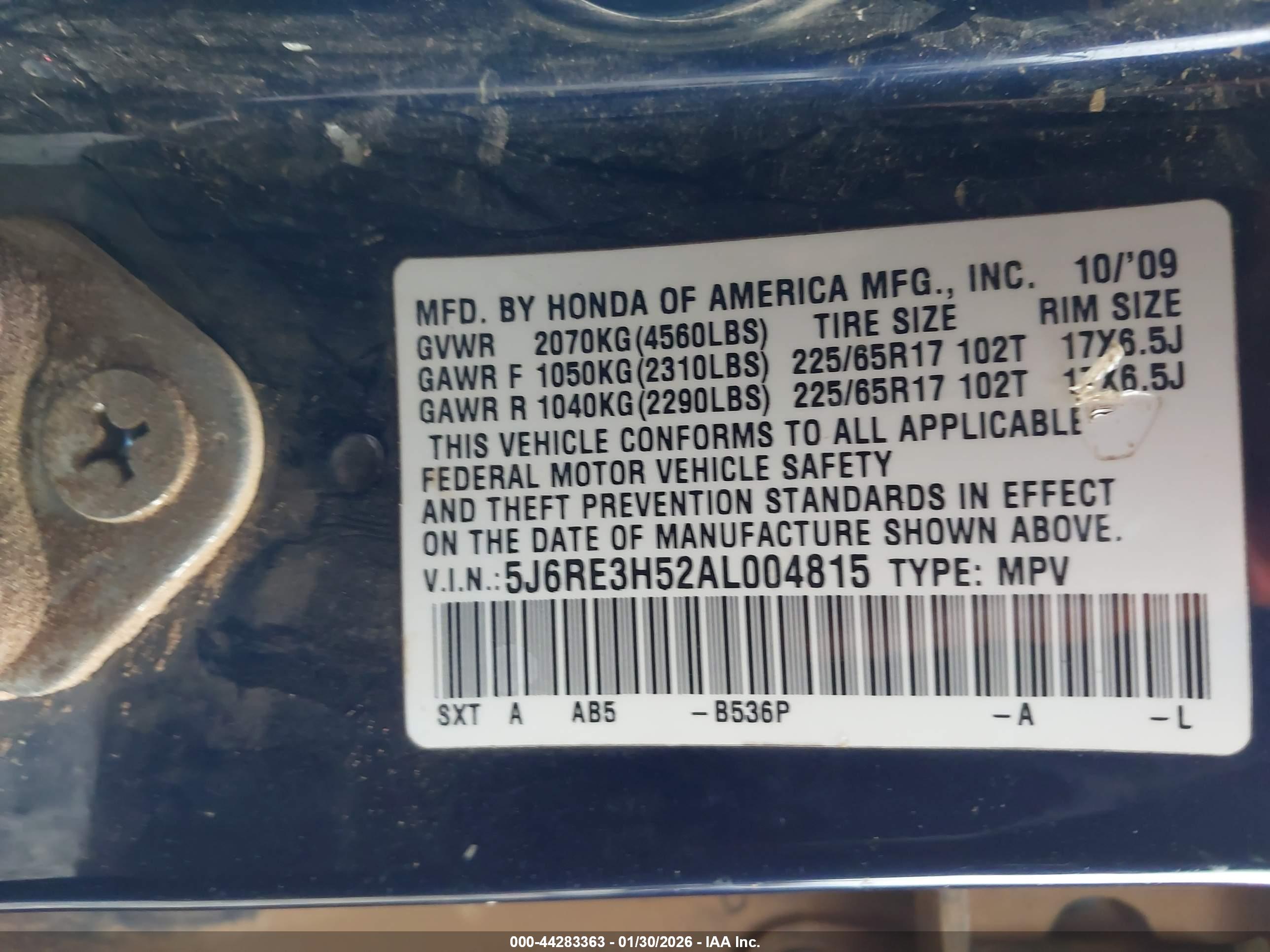 HONDA CR-V image 9