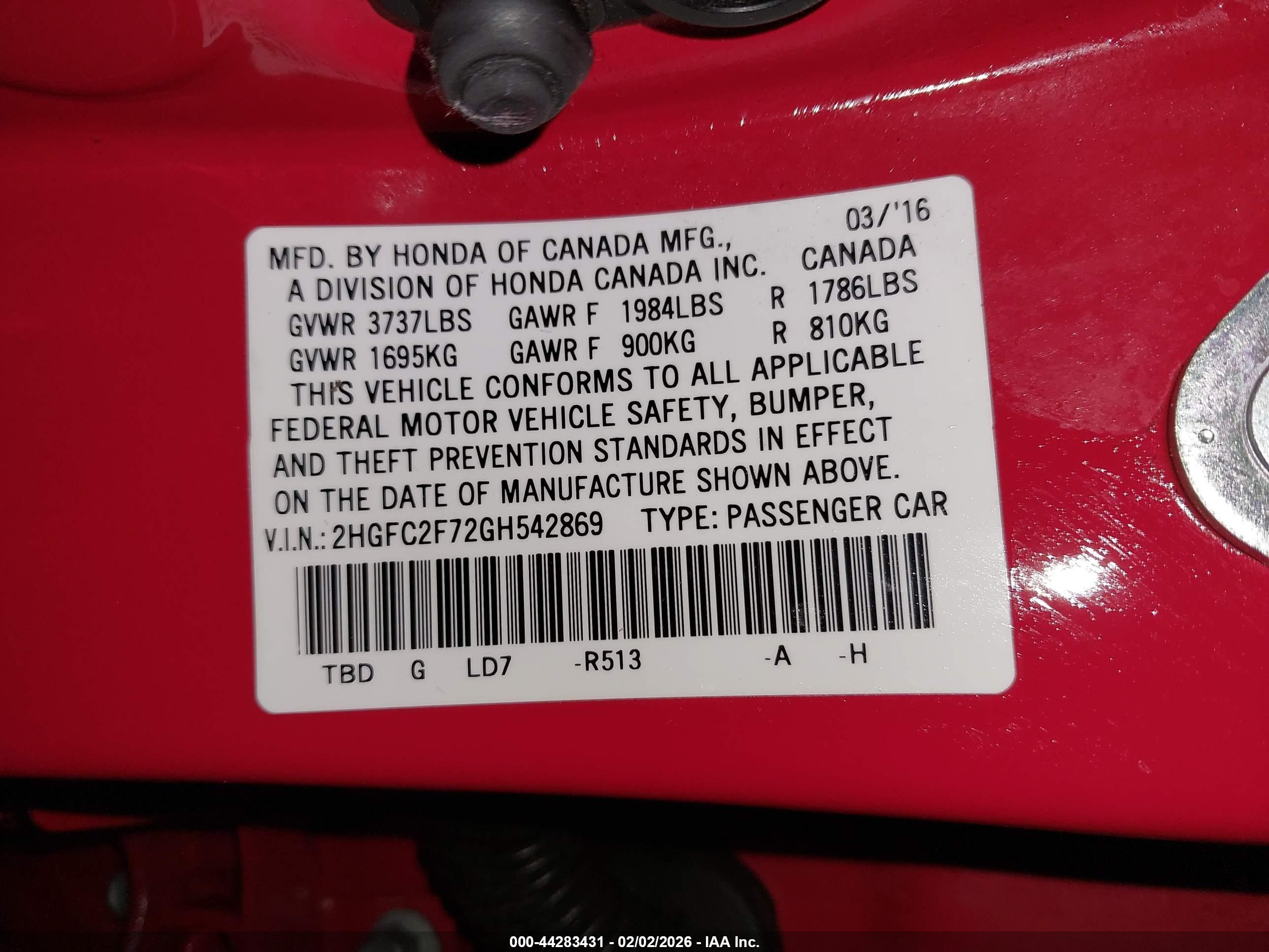 HONDA CIVIC image 9