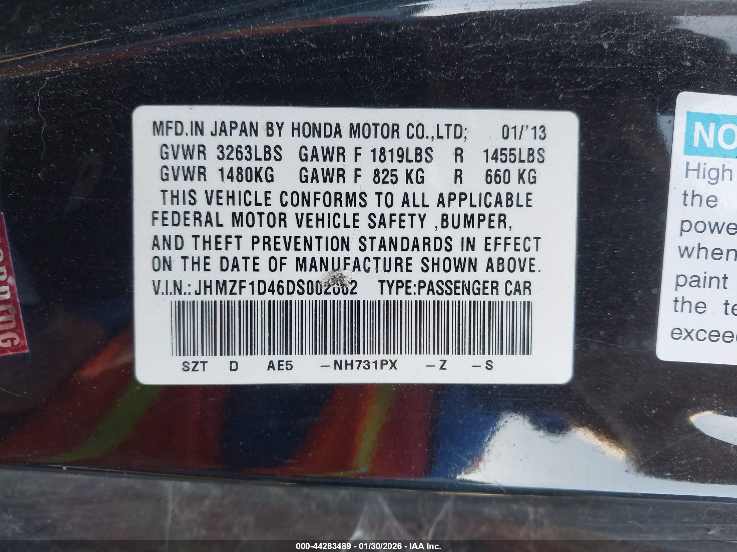 HONDA CR-Z image 9