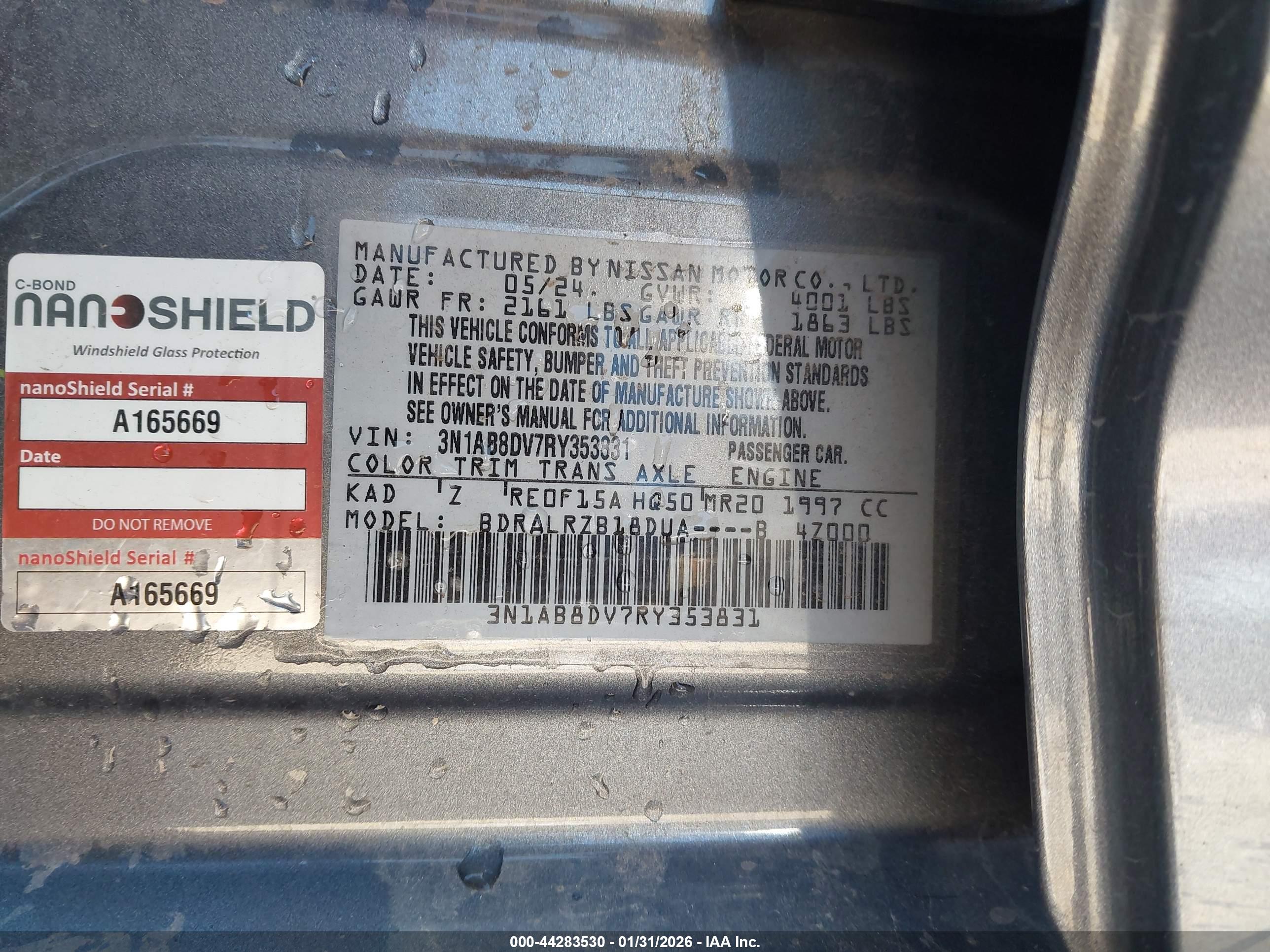 NISSAN SENTRA image 9