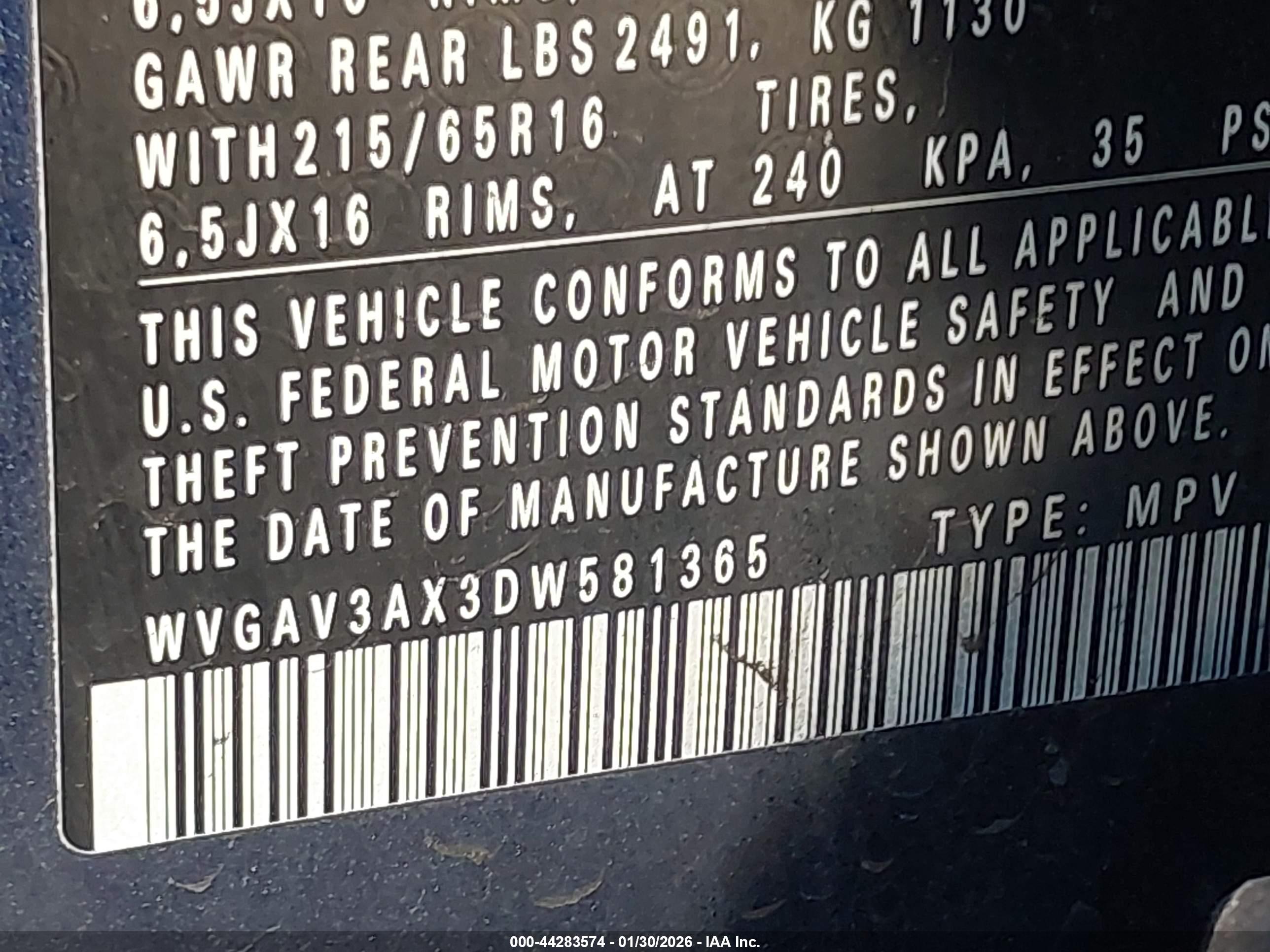 VOLKSWAGEN TIGUAN image 9