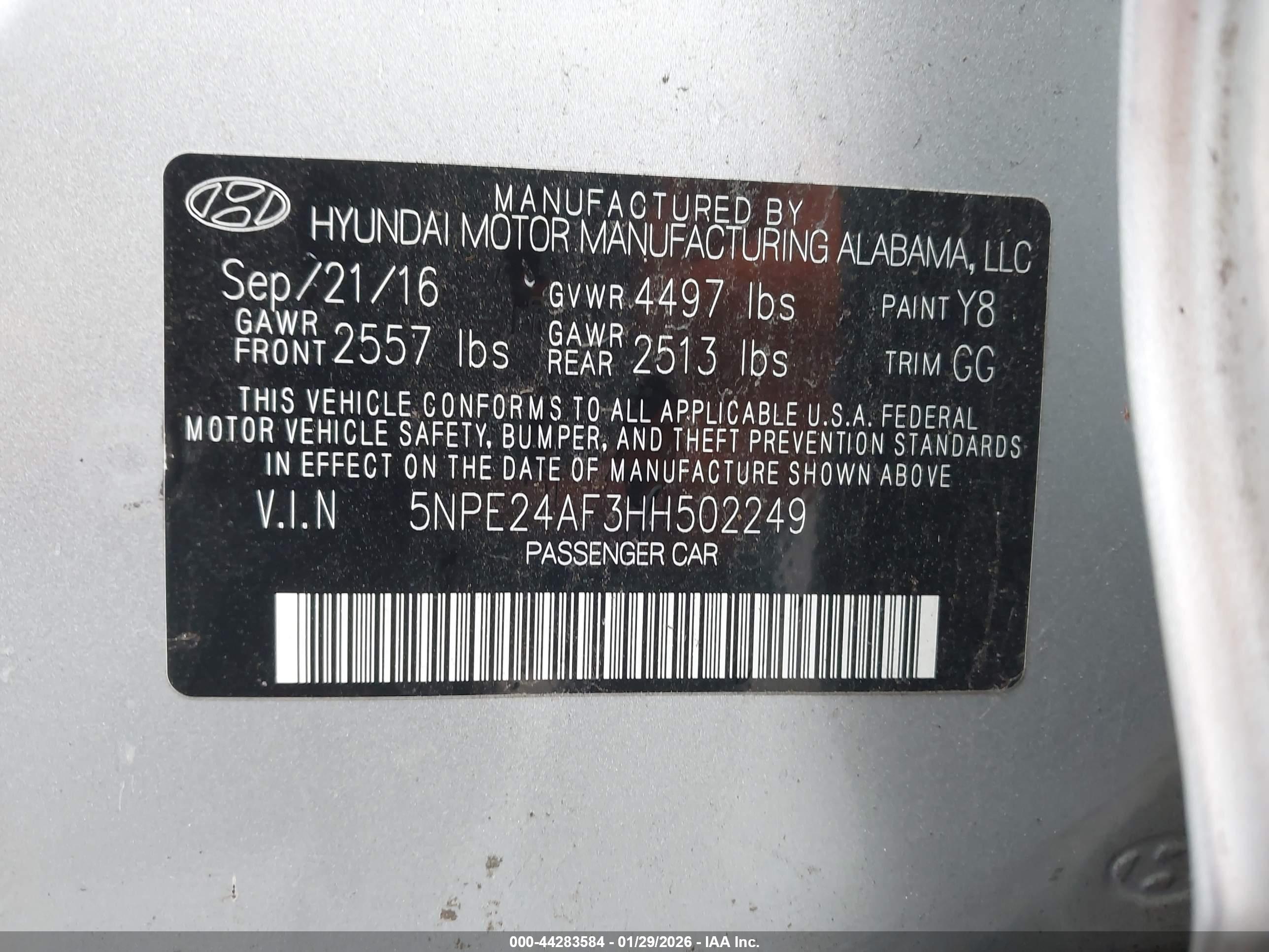 HYUNDAI SONATA image 9