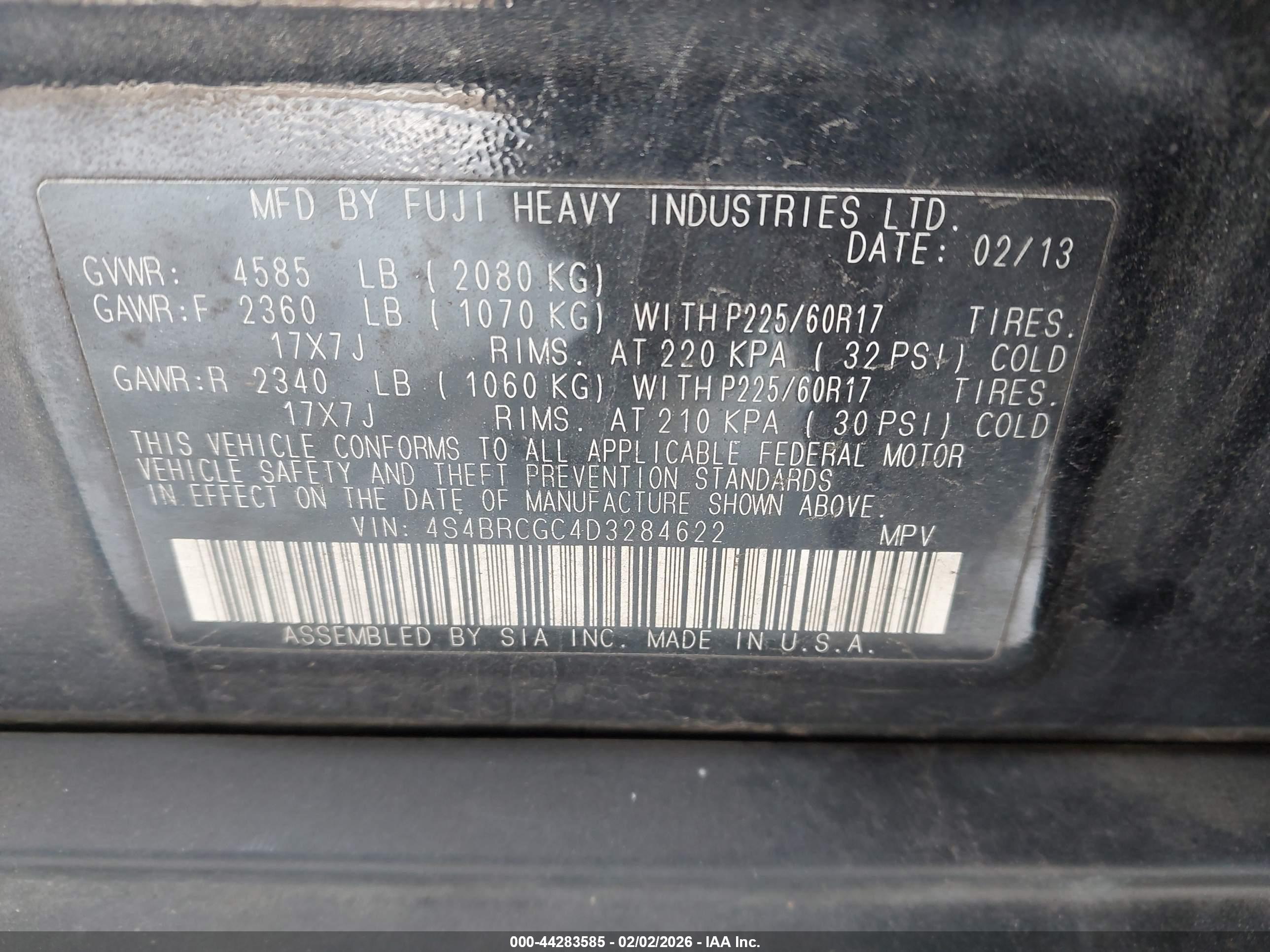 SUBARU OUTBACK image 9