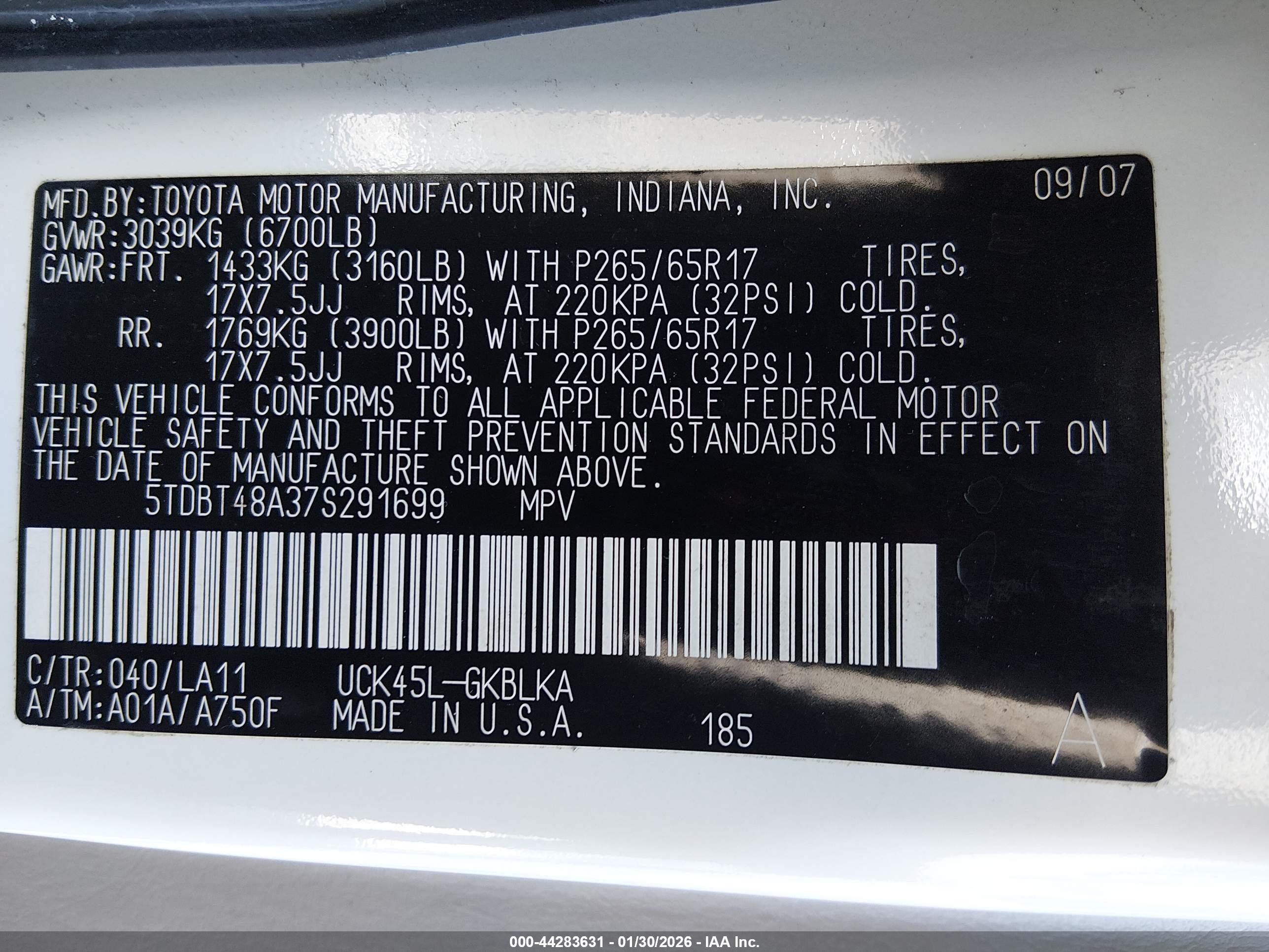 TOYOTA SEQUOIA image 9