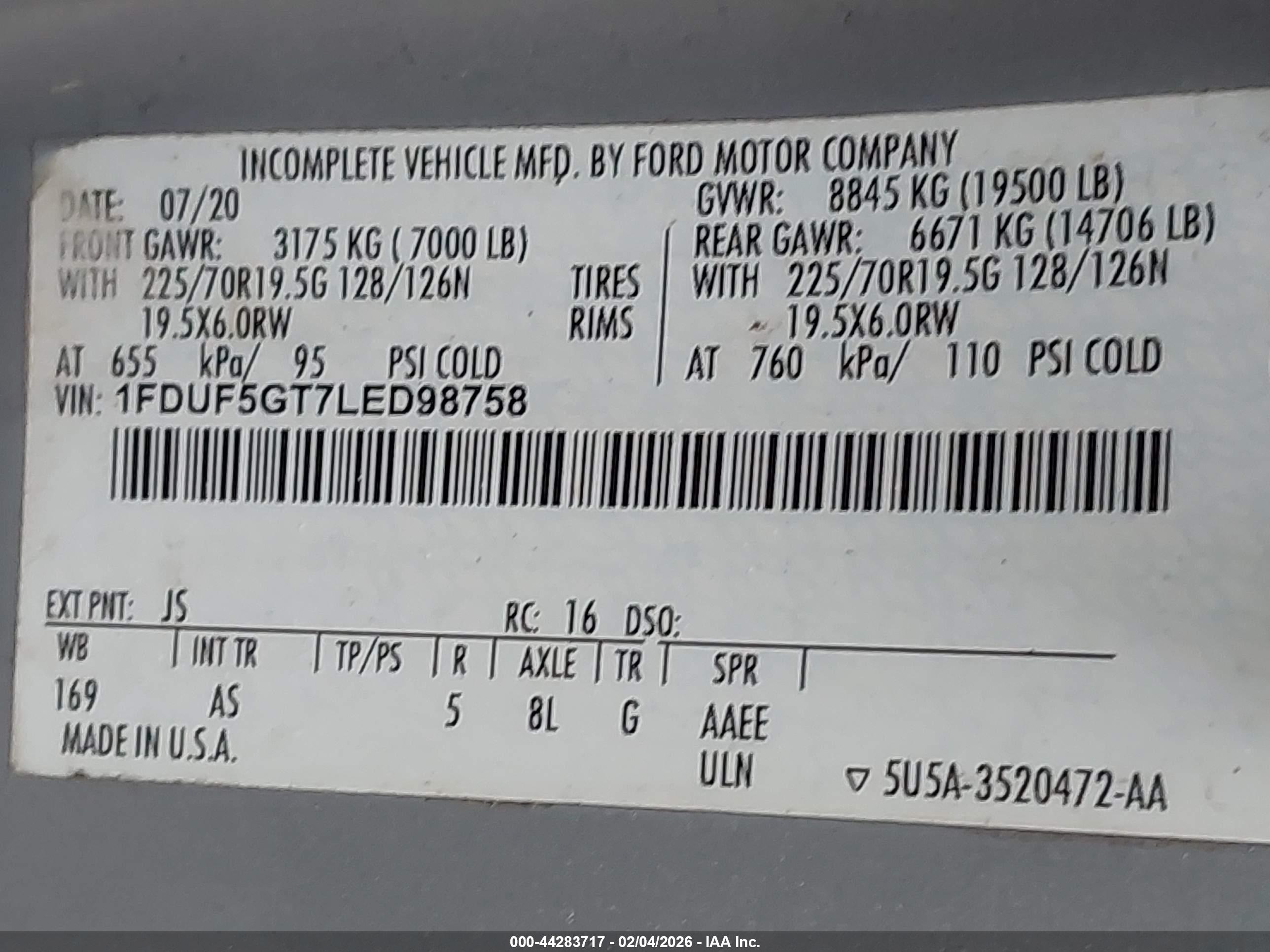 FORD F-550 image 9