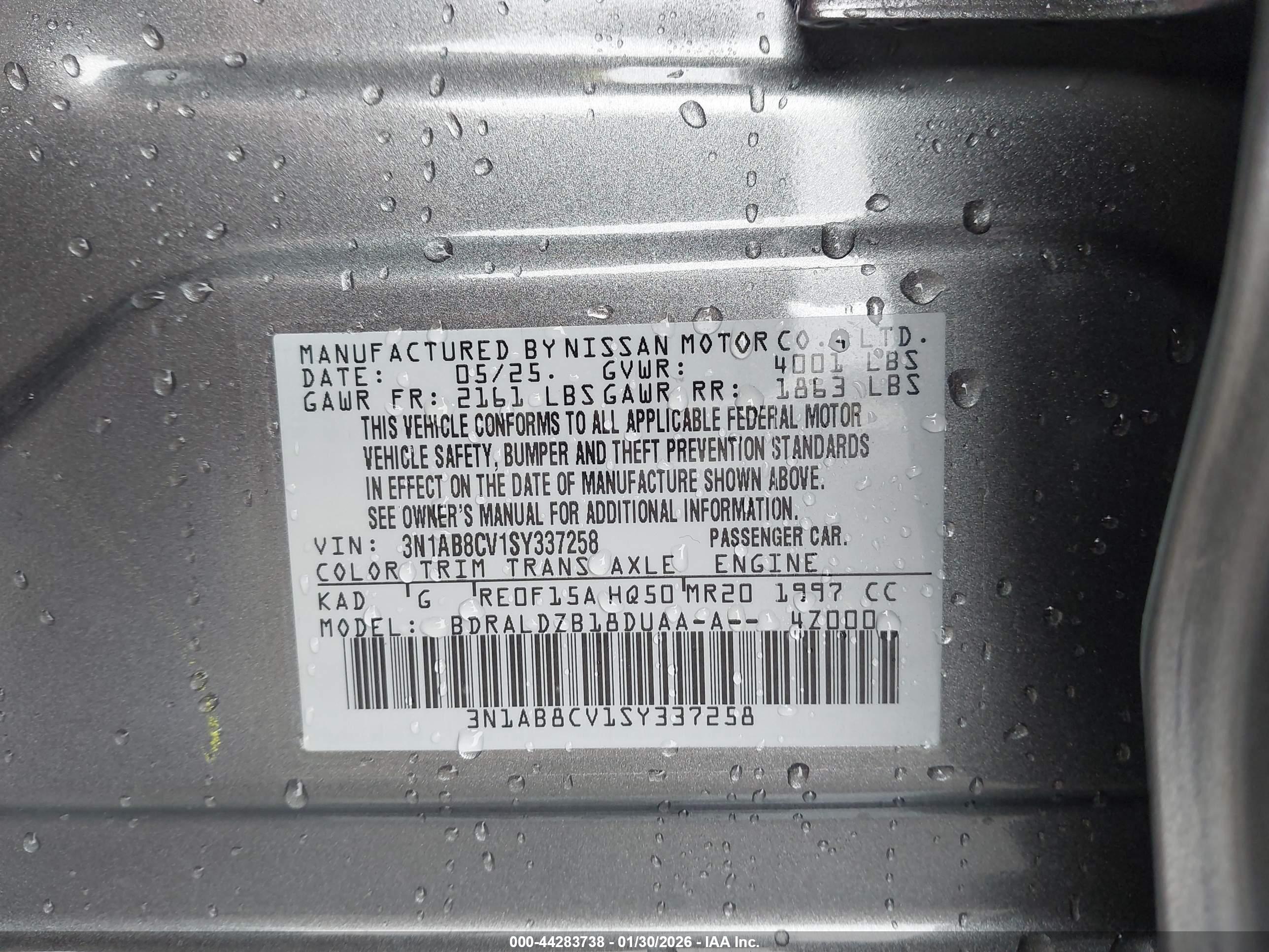 NISSAN SENTRA image 9