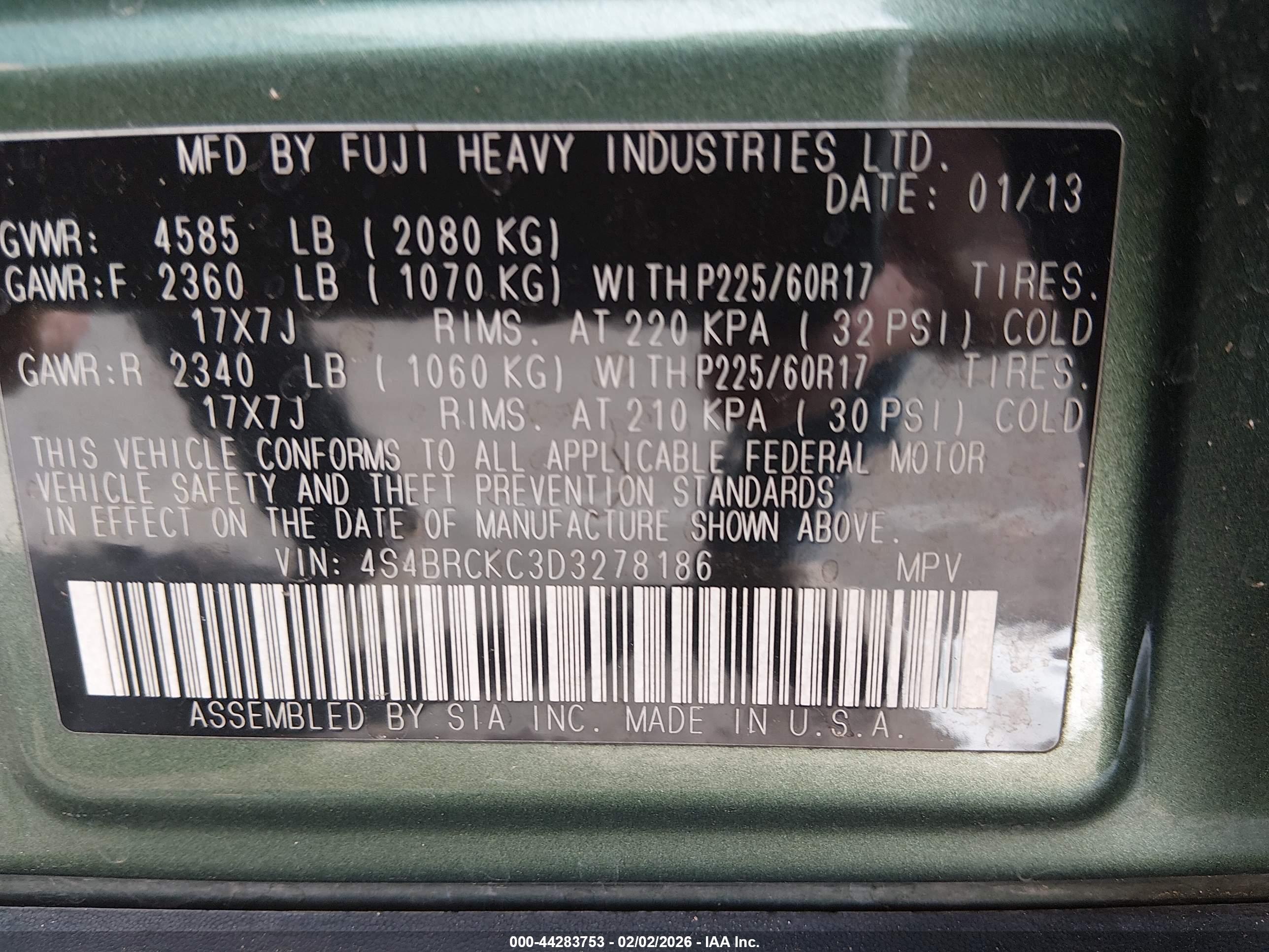 SUBARU OUTBACK image 9