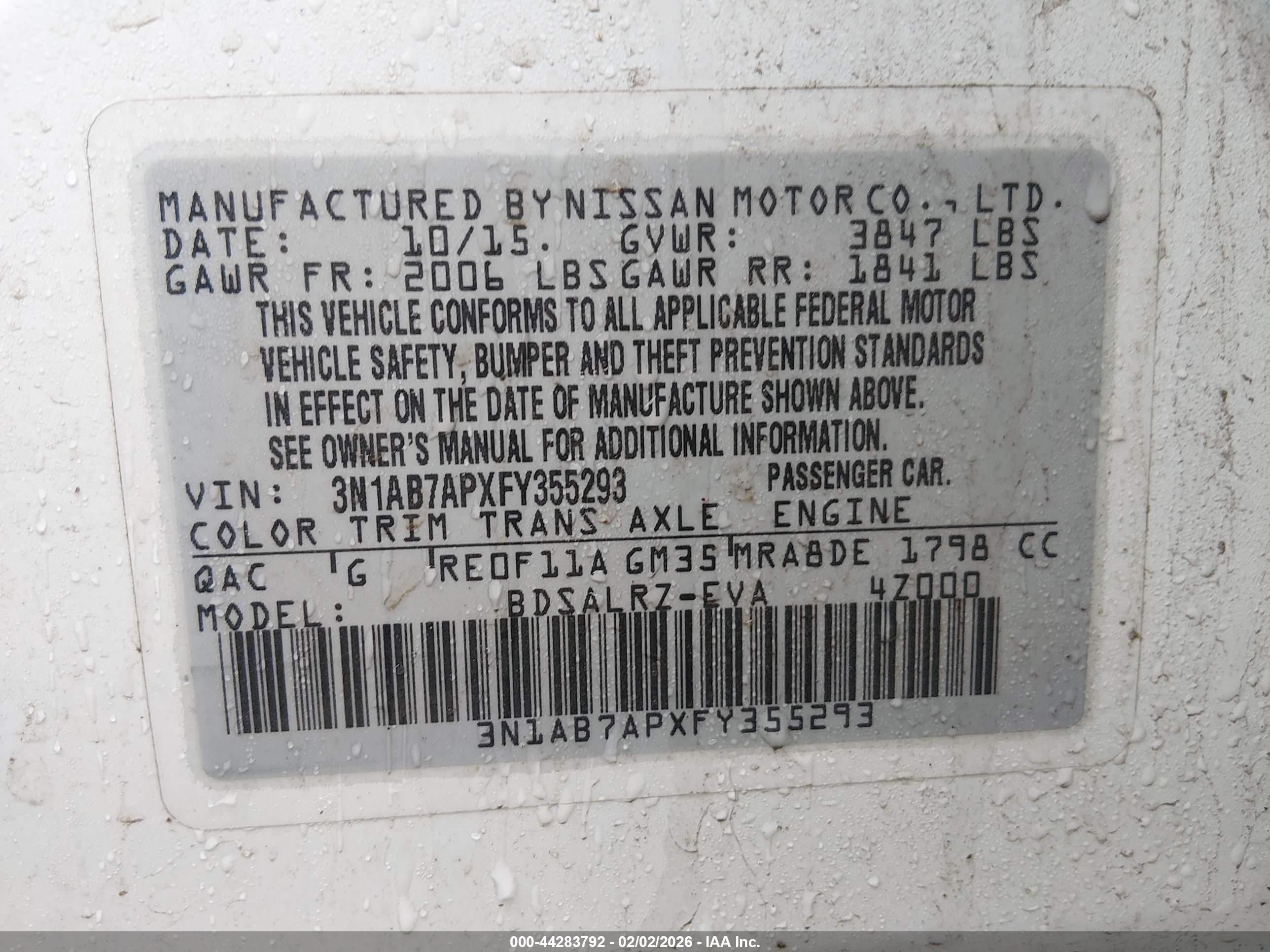 NISSAN SENTRA image 9