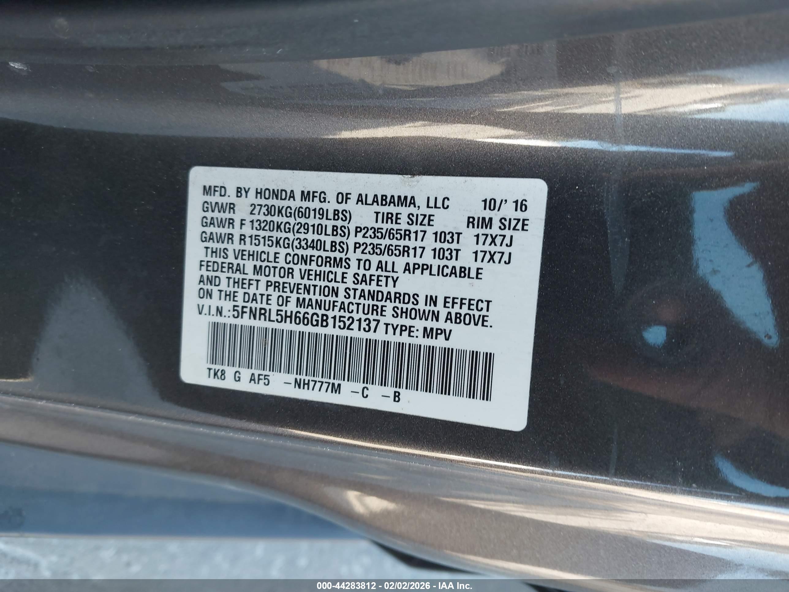HONDA ODYSSEY image 9