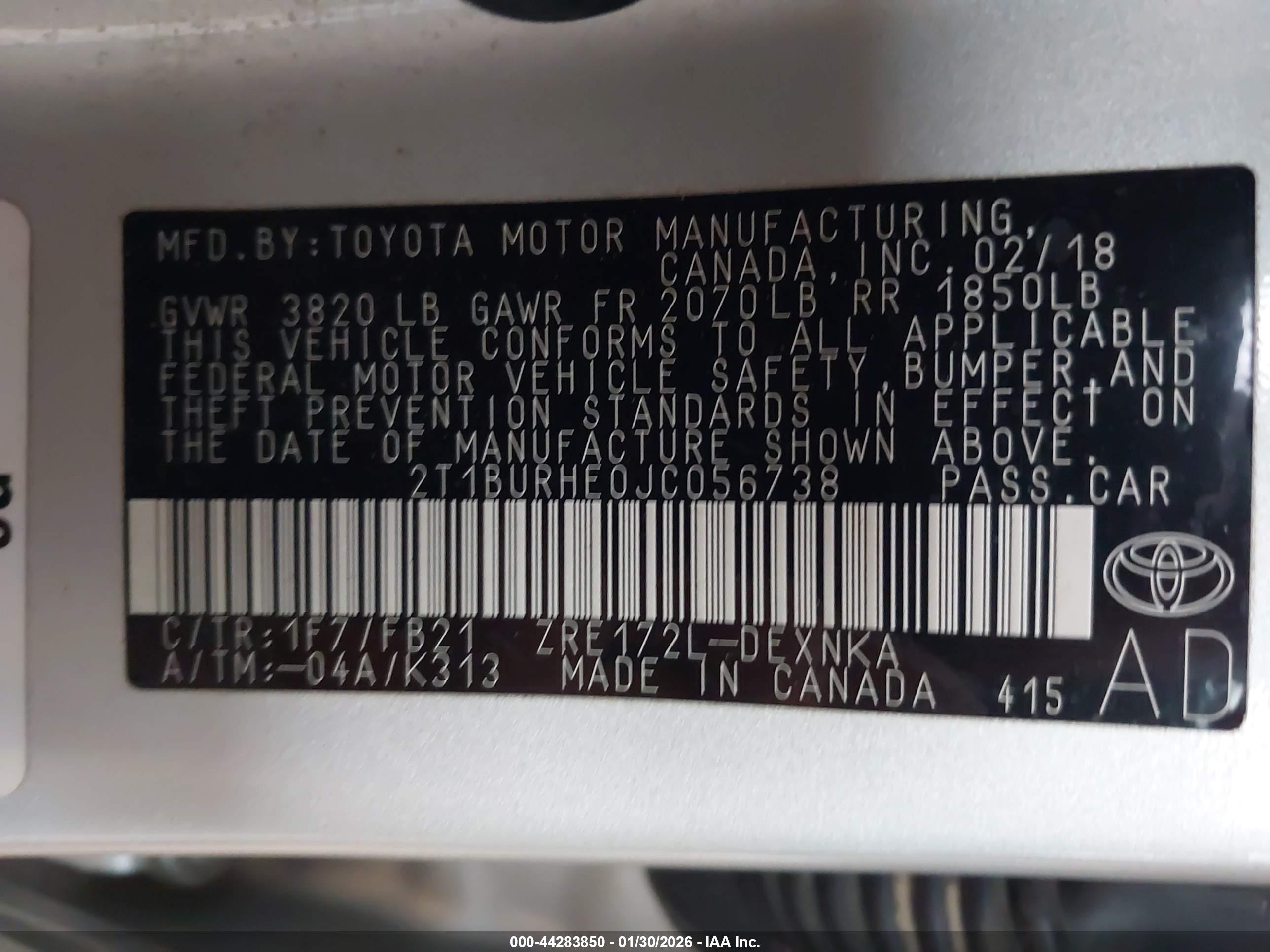 TOYOTA COROLLA image 9