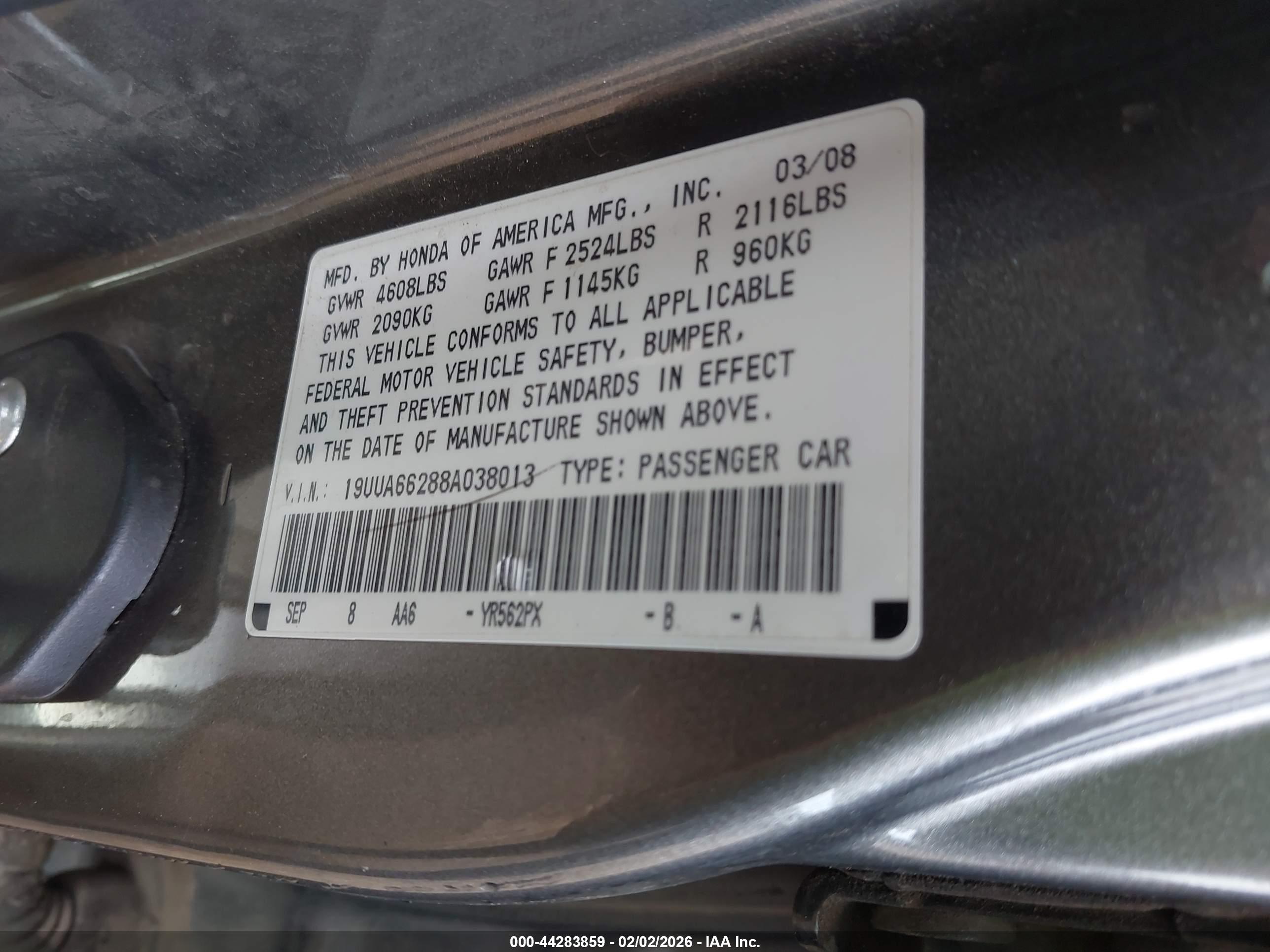 ACURA TL image 9