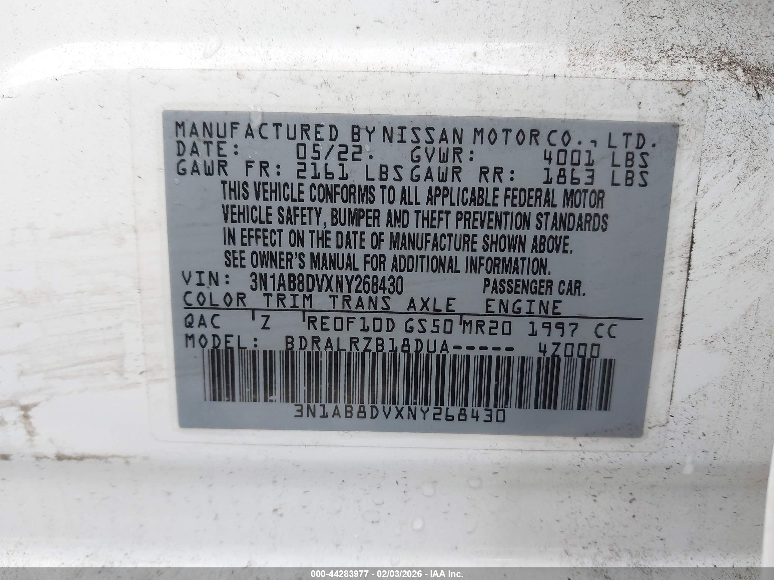 NISSAN SENTRA image 9