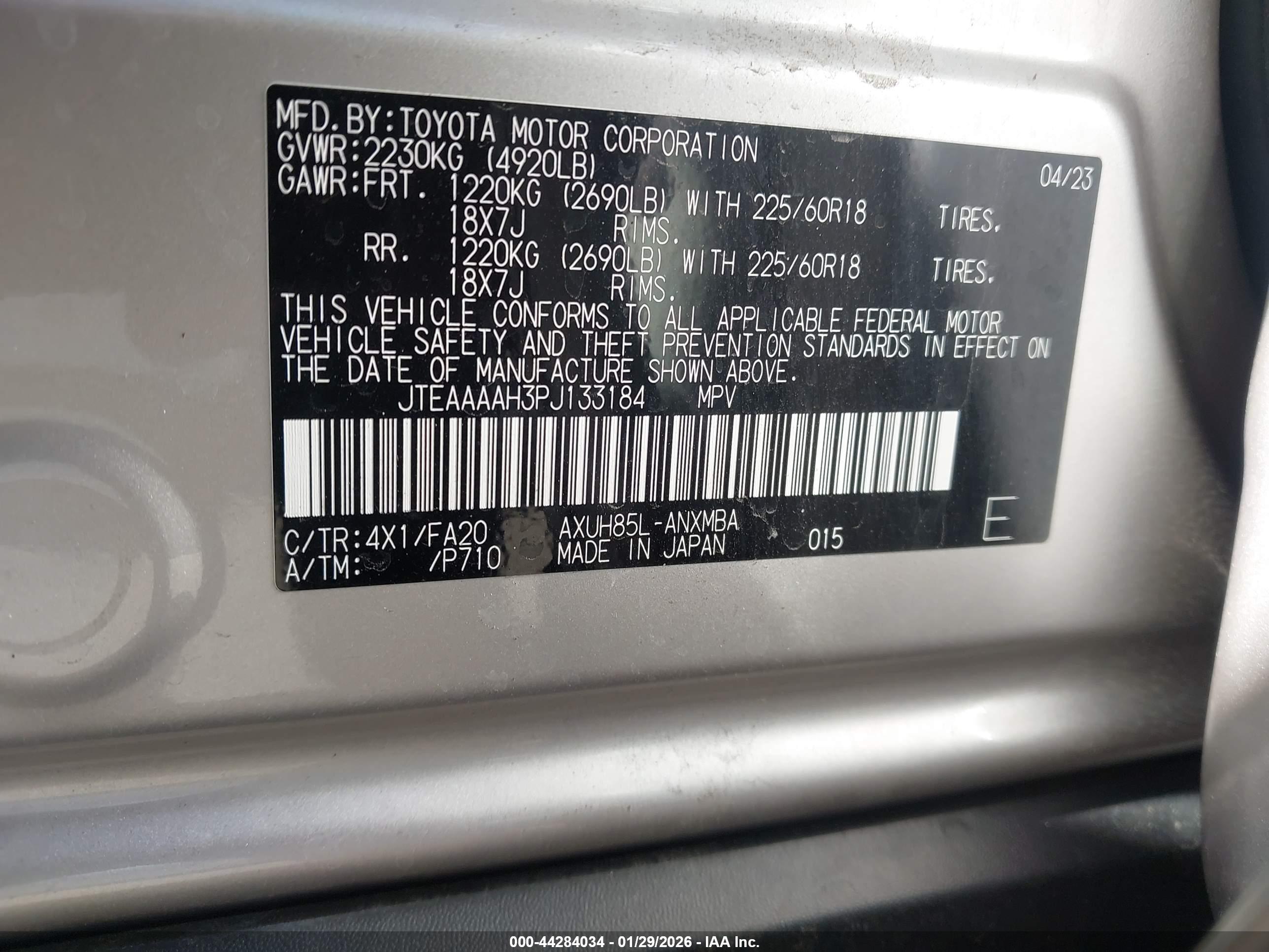 TOYOTA VENZA image 9