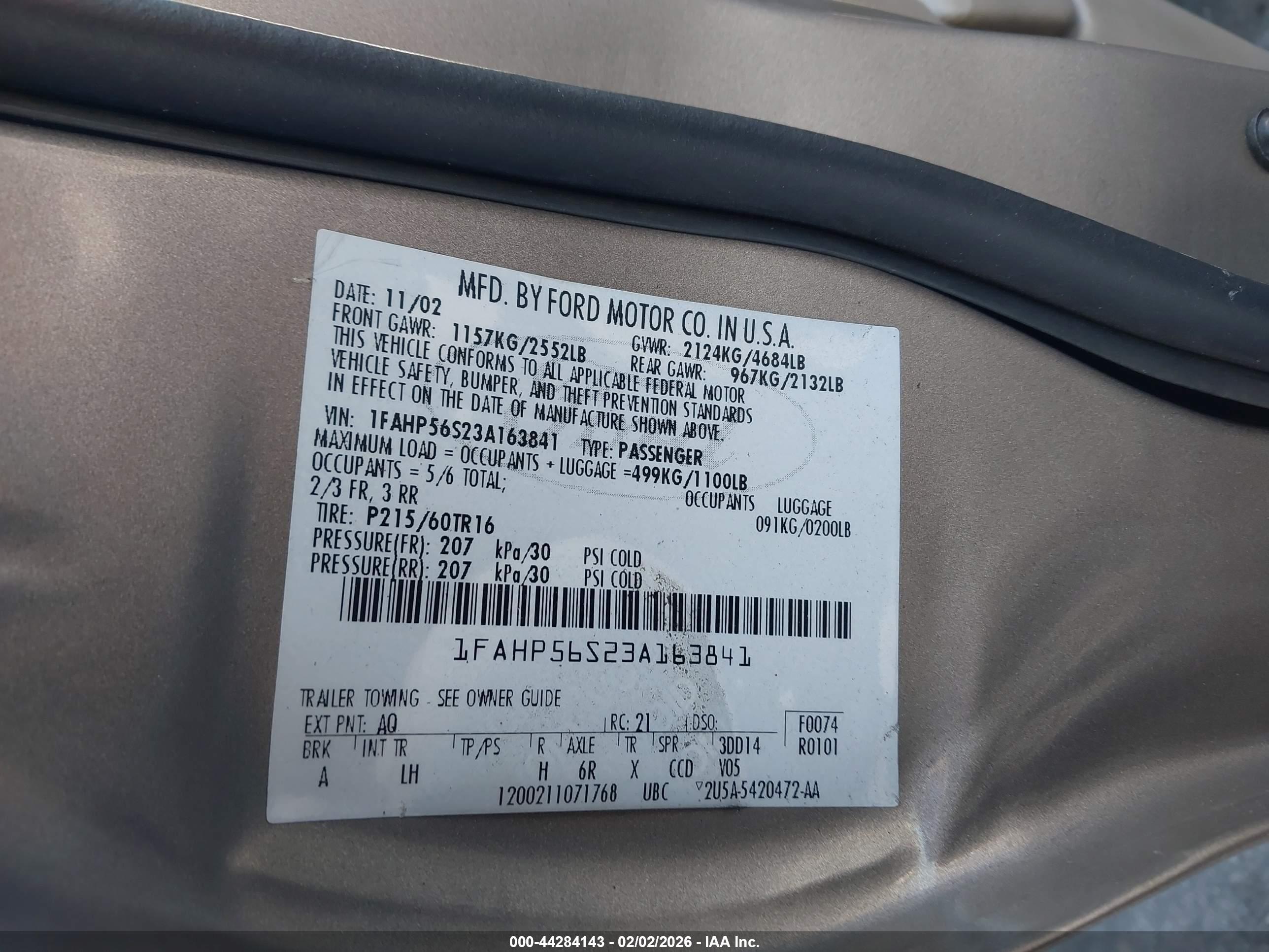 FORD TAURUS image 9