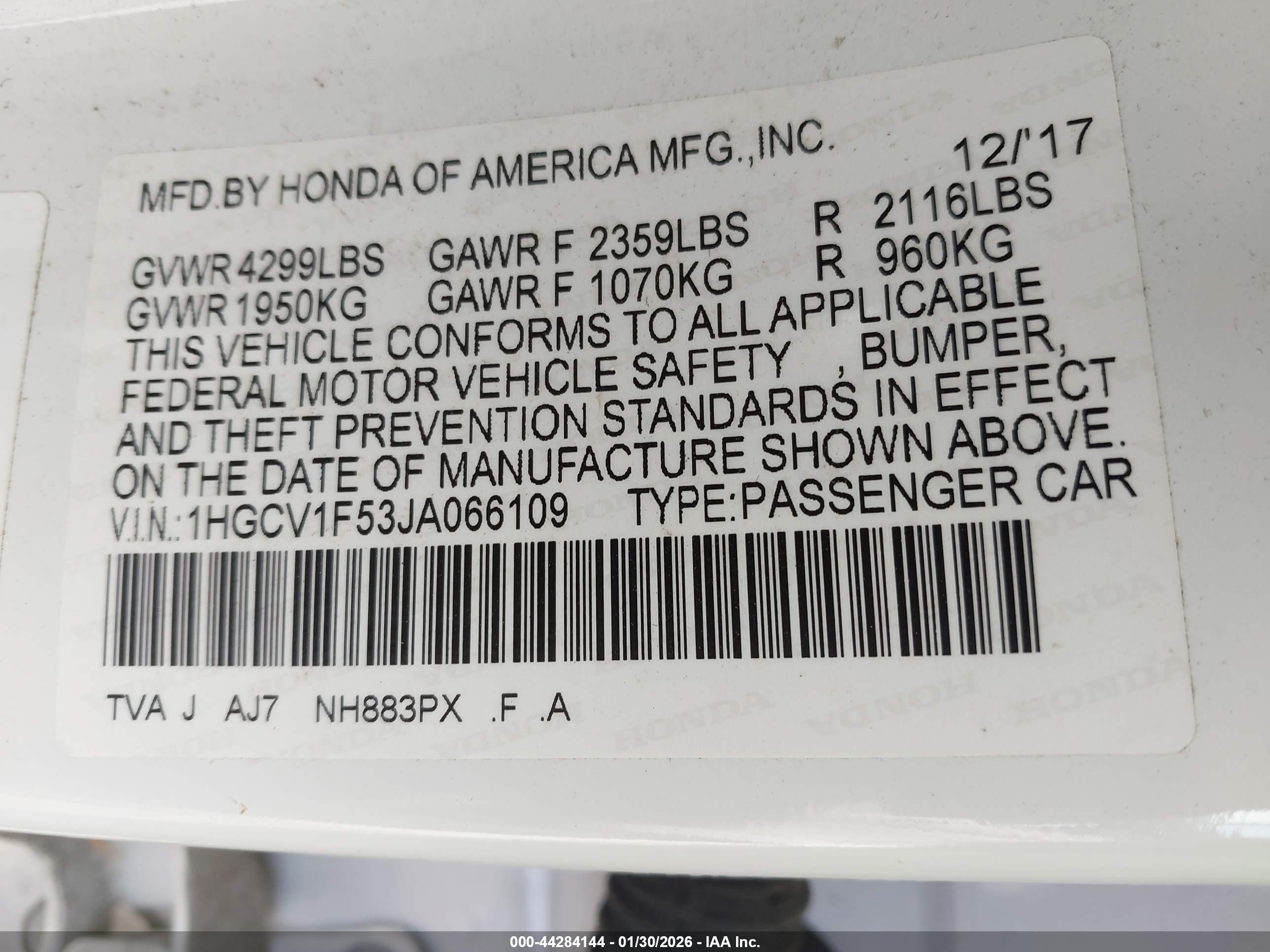HONDA ACCORD image 9