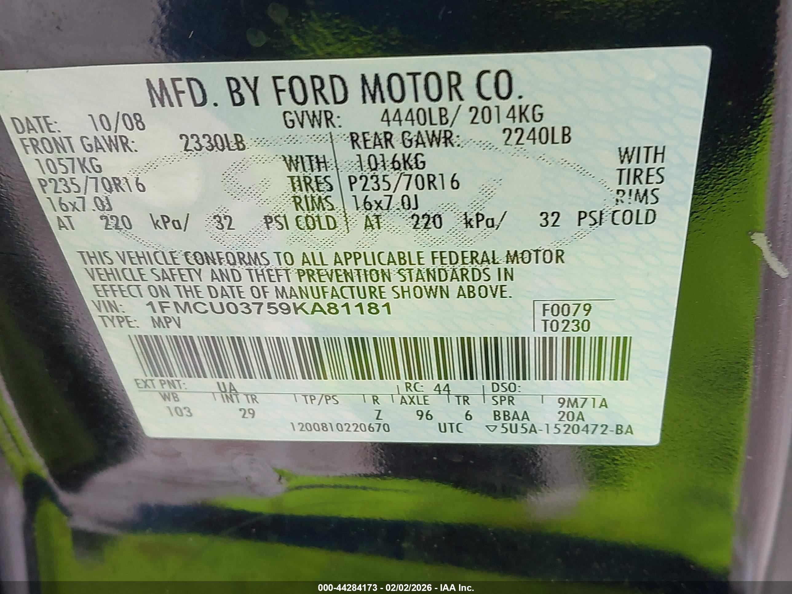 FORD ESCAPE image 9