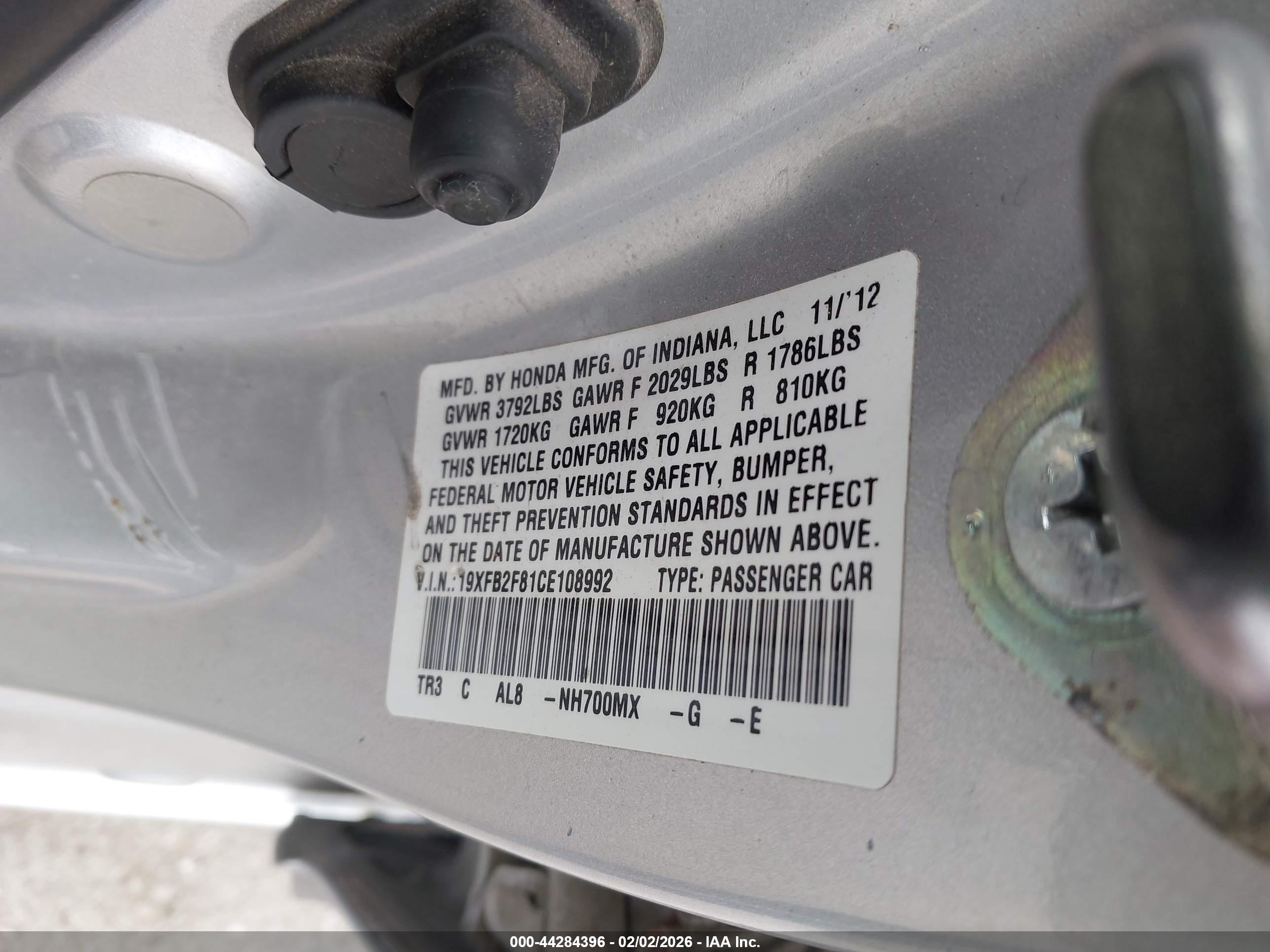 HONDA CIVIC image 9