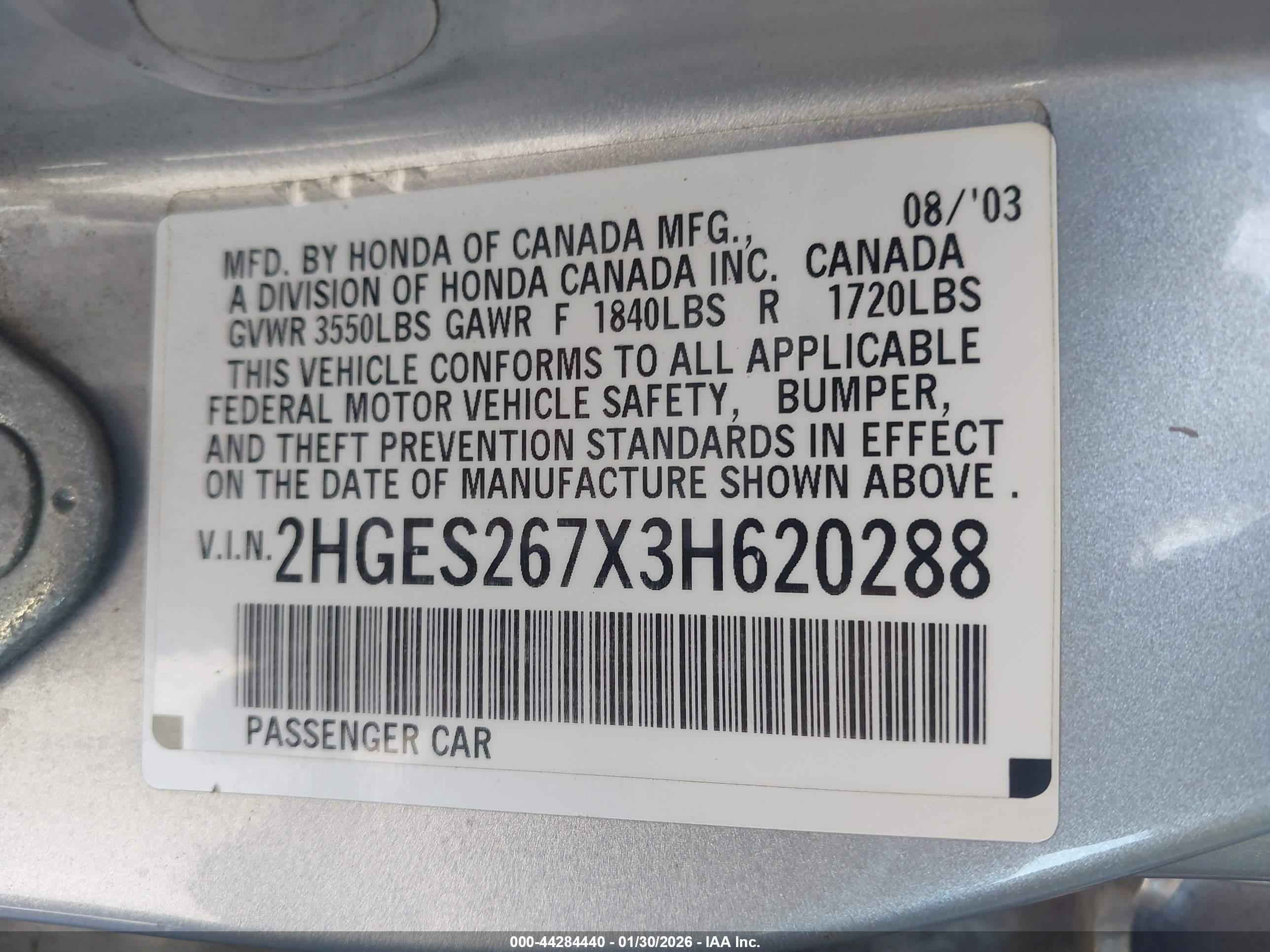 HONDA CIVIC image 9