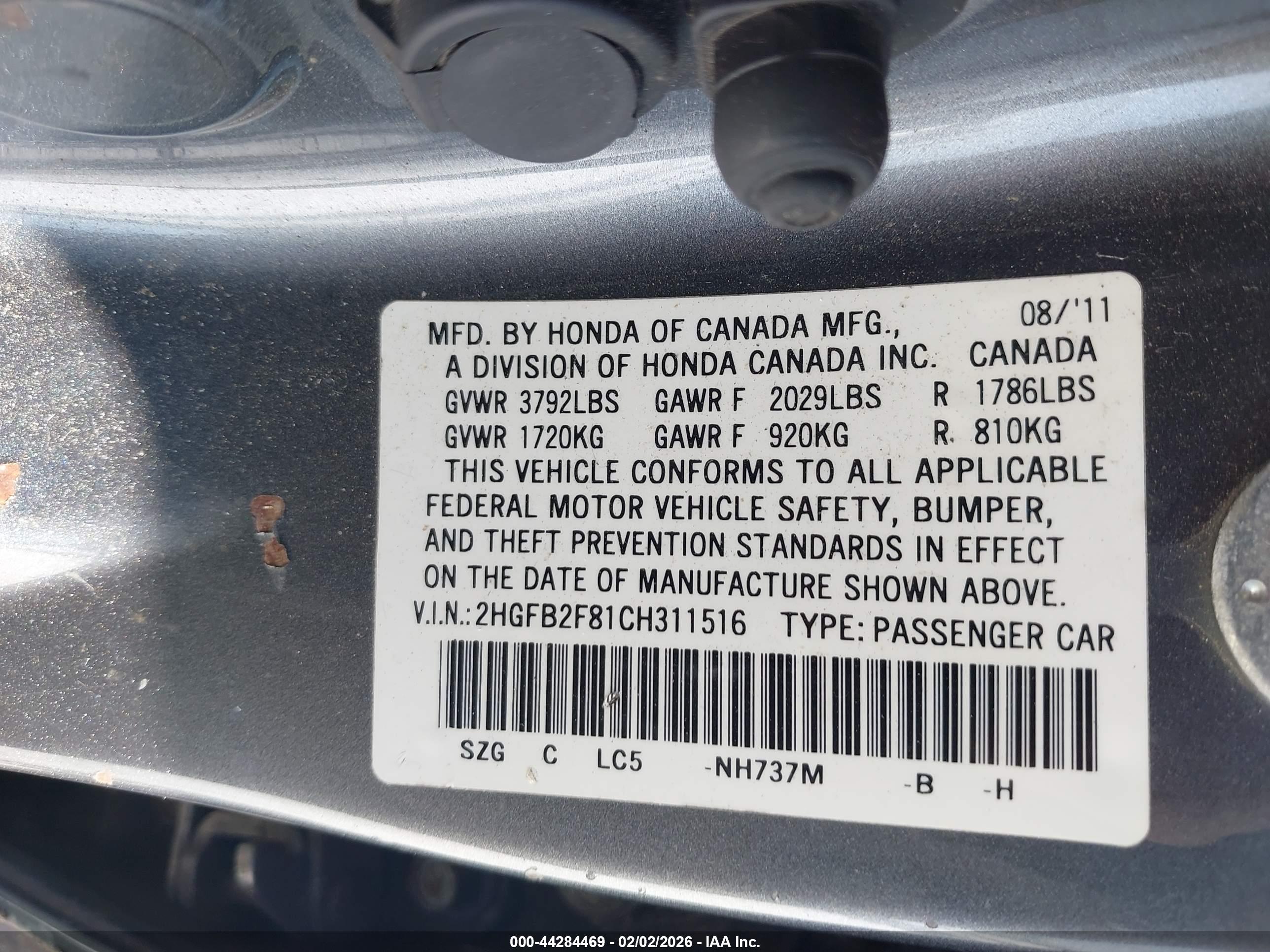 HONDA CIVIC image 9
