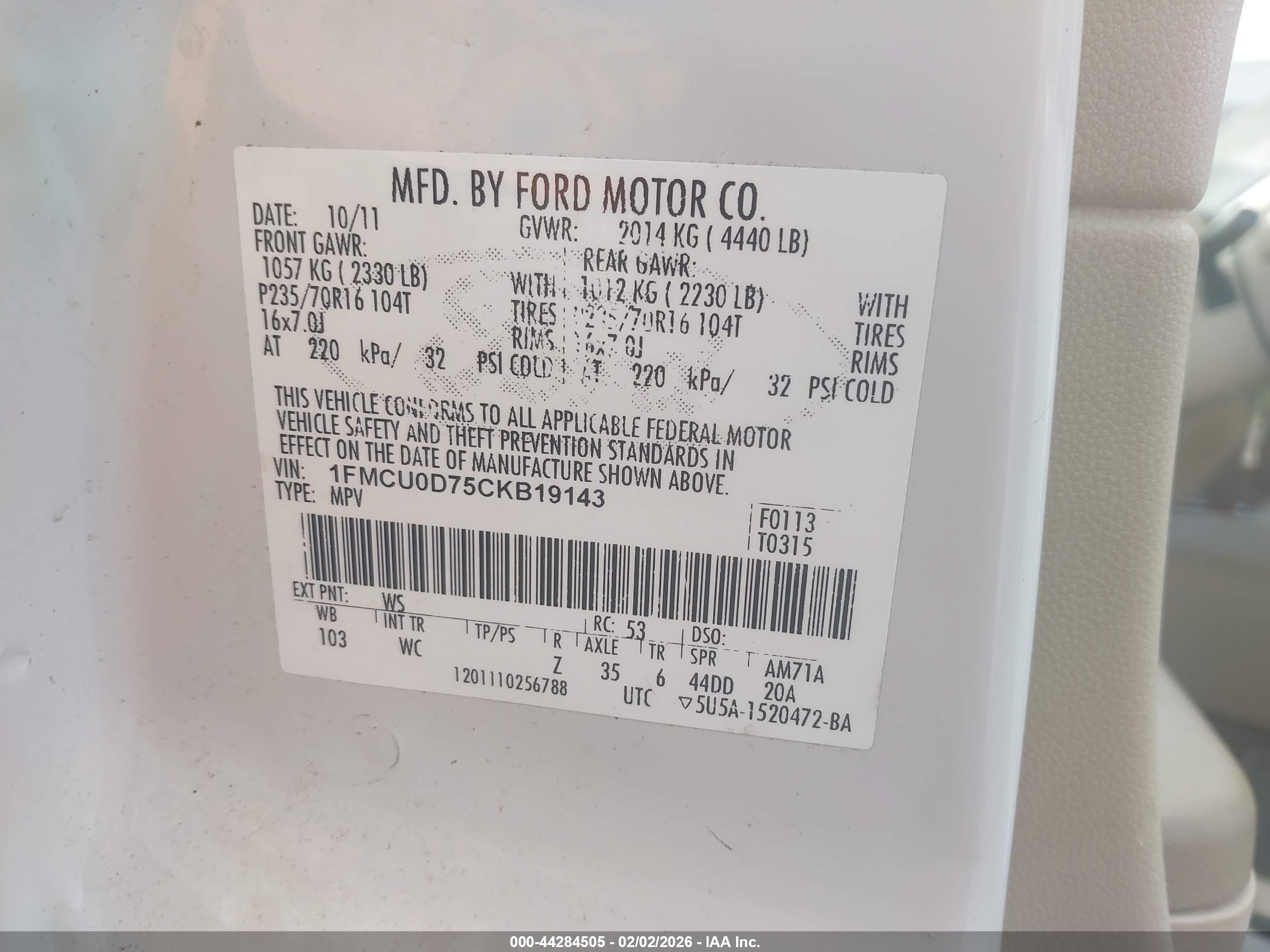 FORD ESCAPE image 9