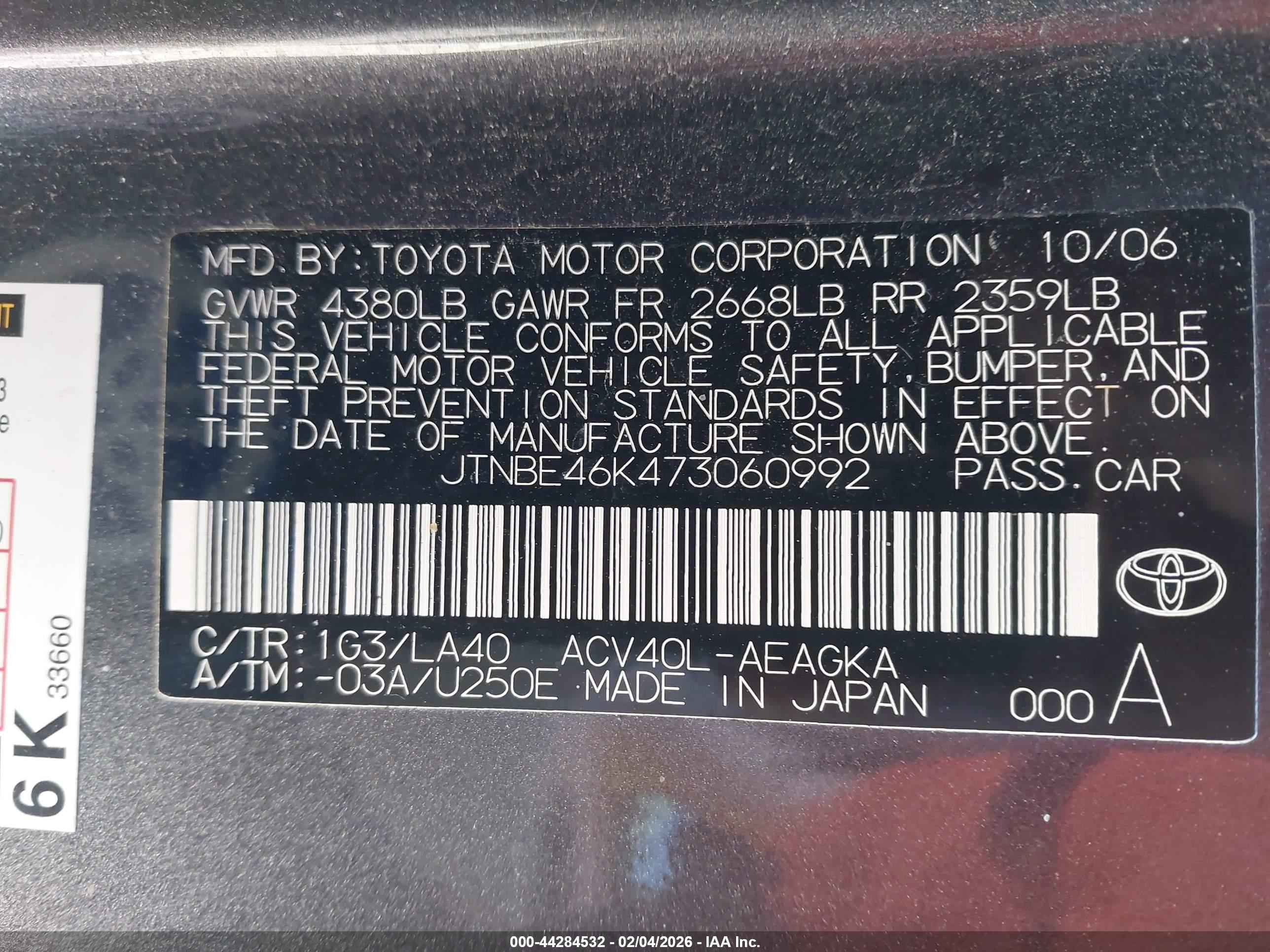 TOYOTA CAMRY image 9