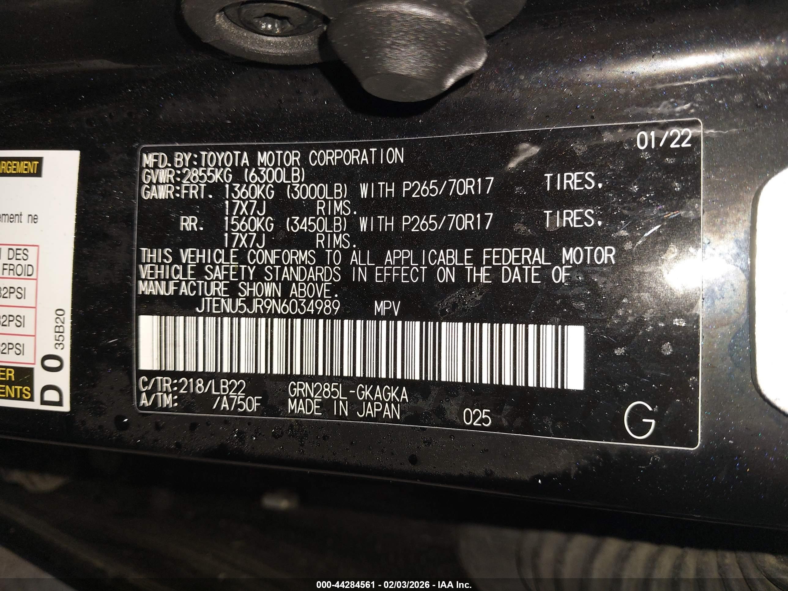 TOYOTA 4RUNNER image 9