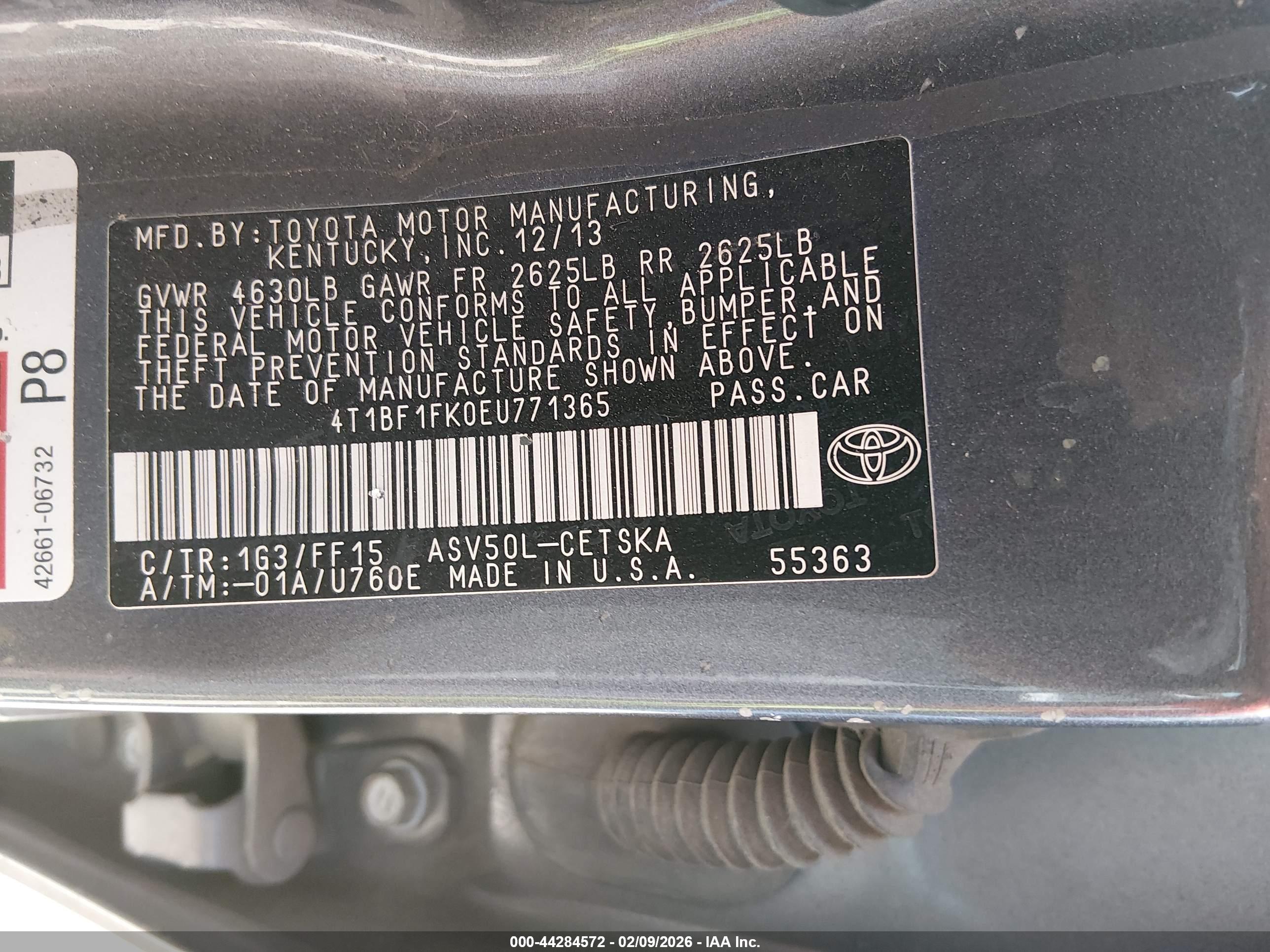 TOYOTA CAMRY image 9