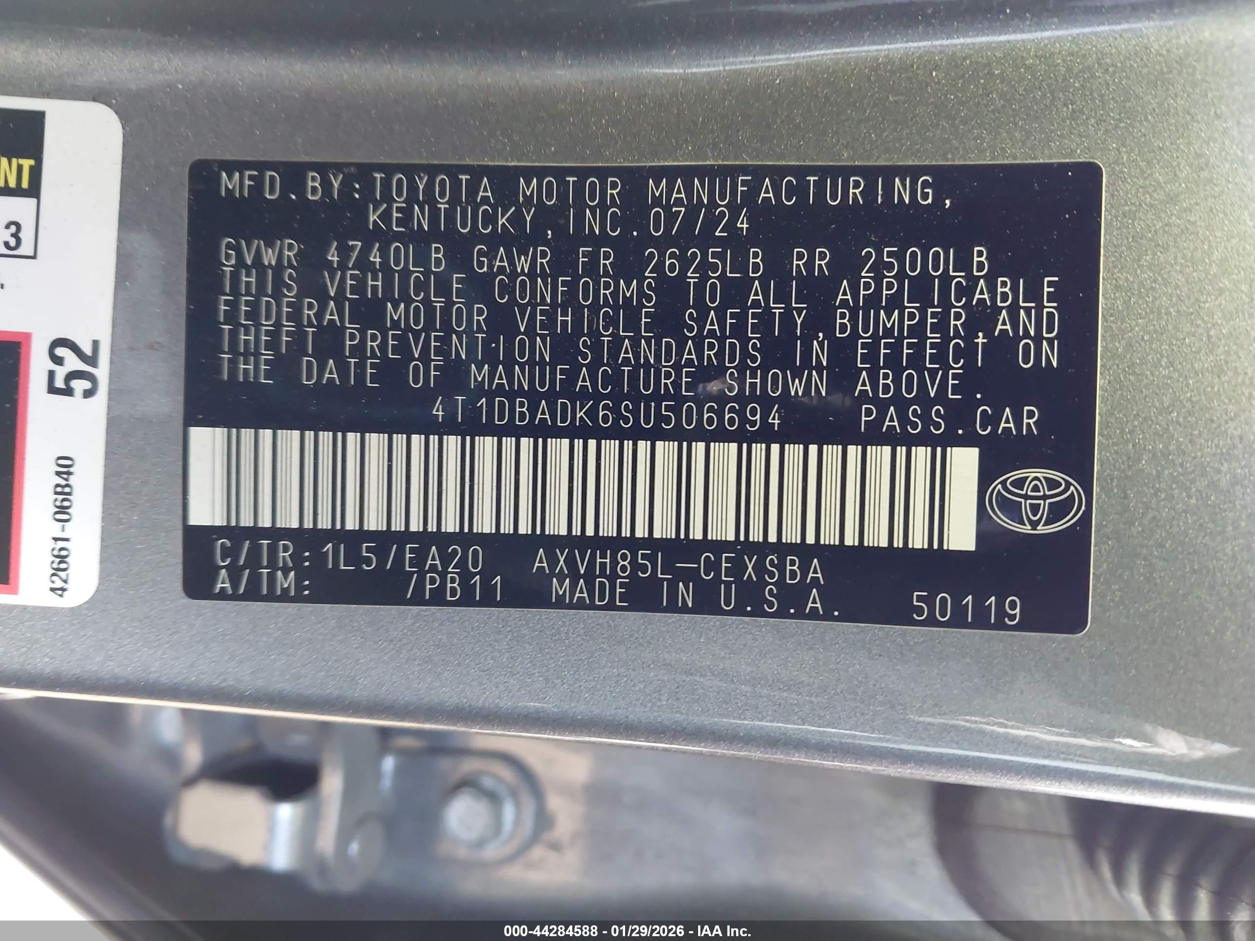TOYOTA CAMRY image 9