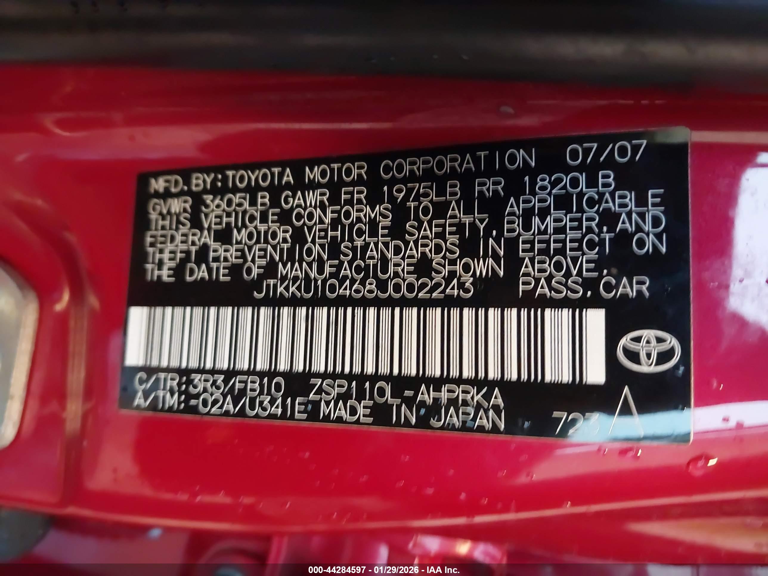SCION XD image 9