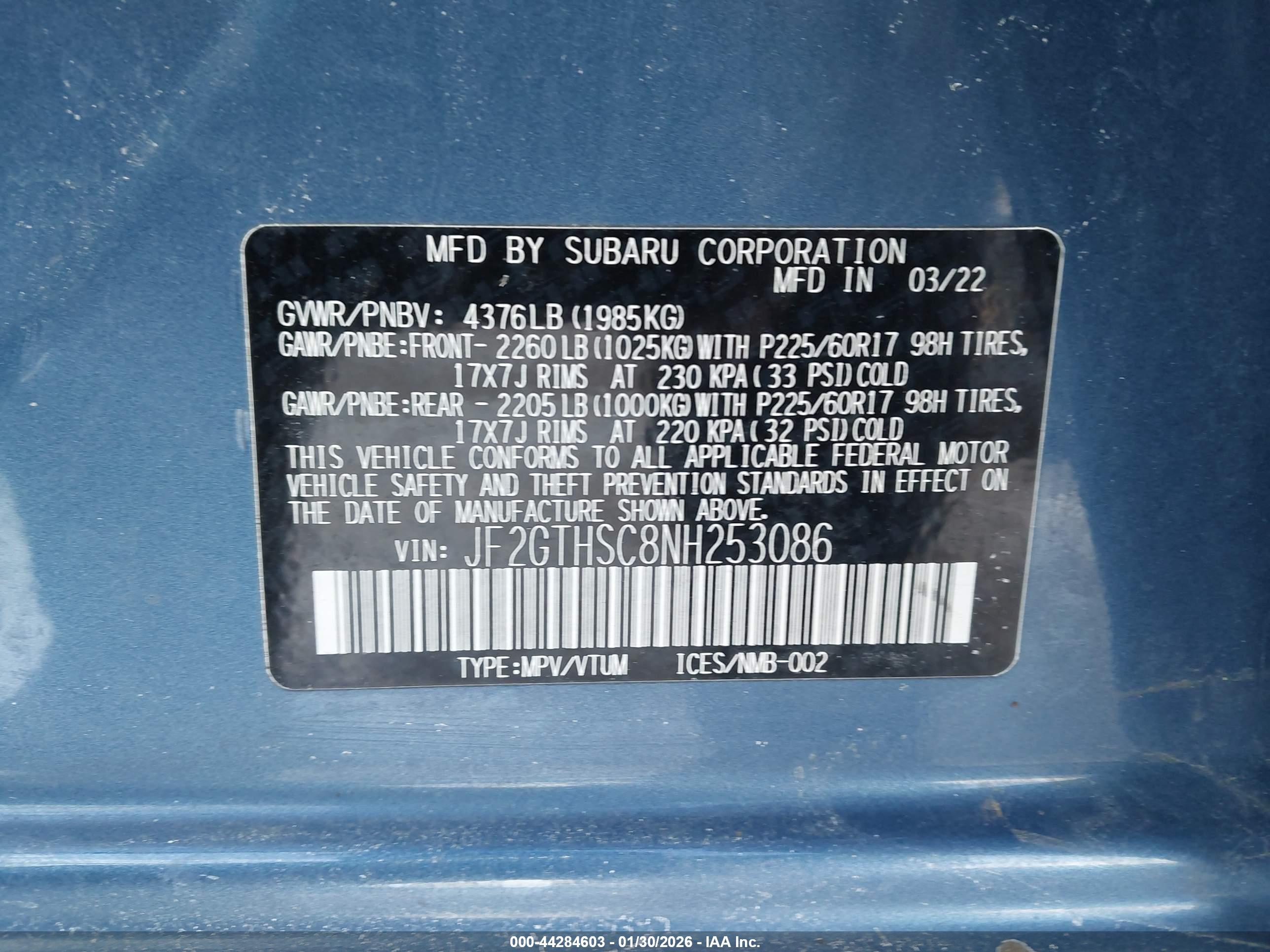 SUBARU CROSSTREK image 9