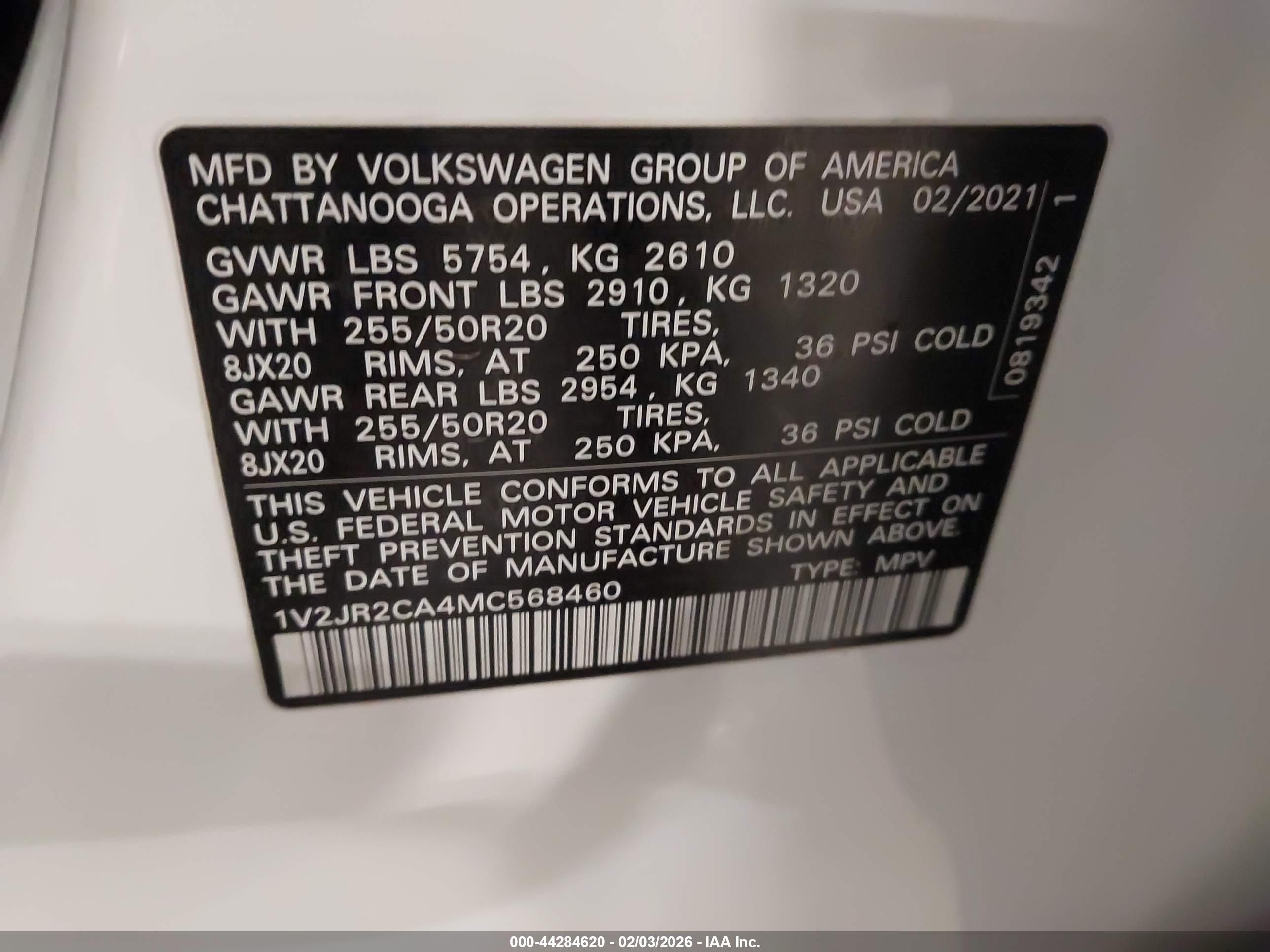 VOLKSWAGEN ATLAS image 9