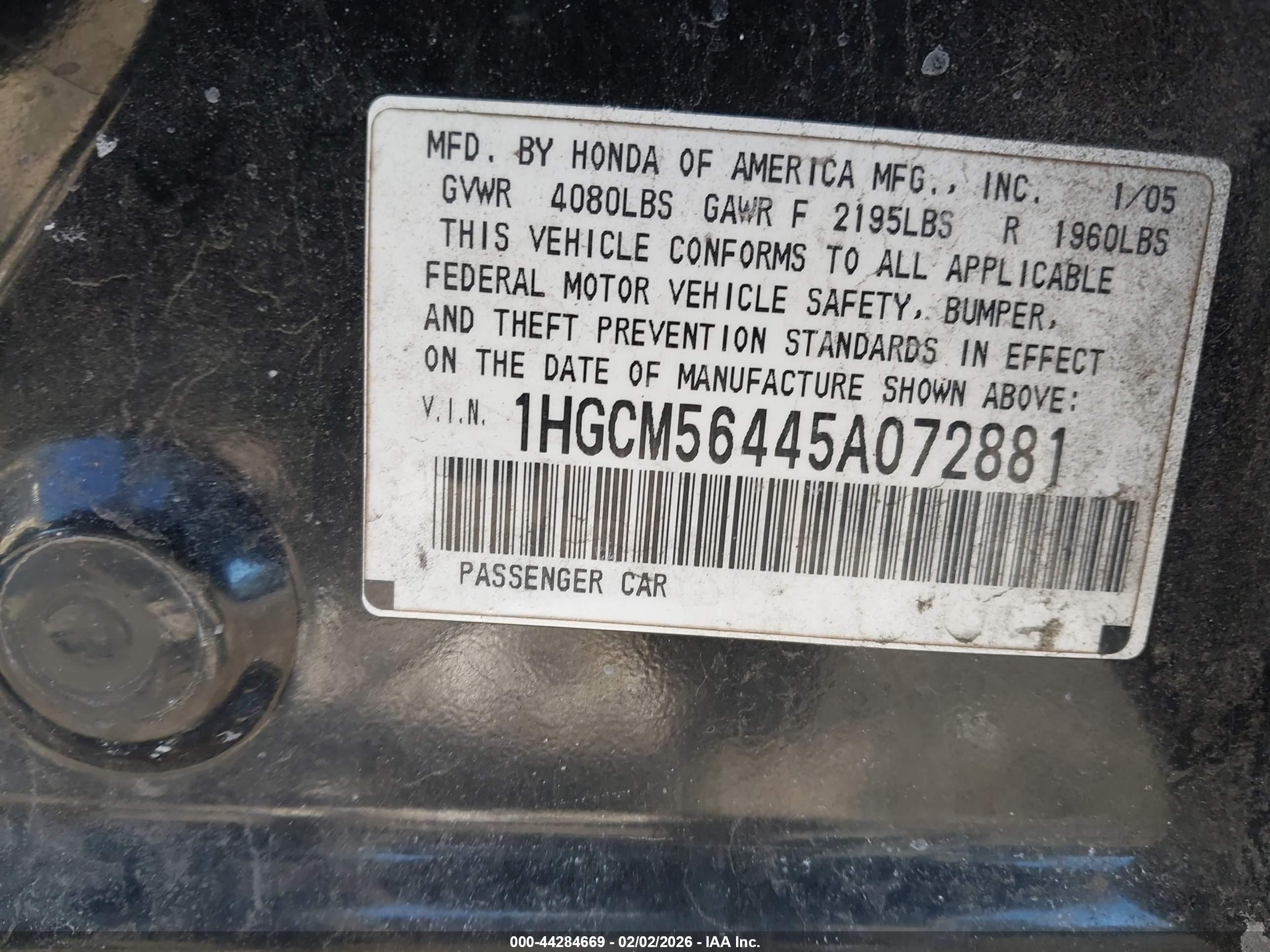 HONDA ACCORD image 9