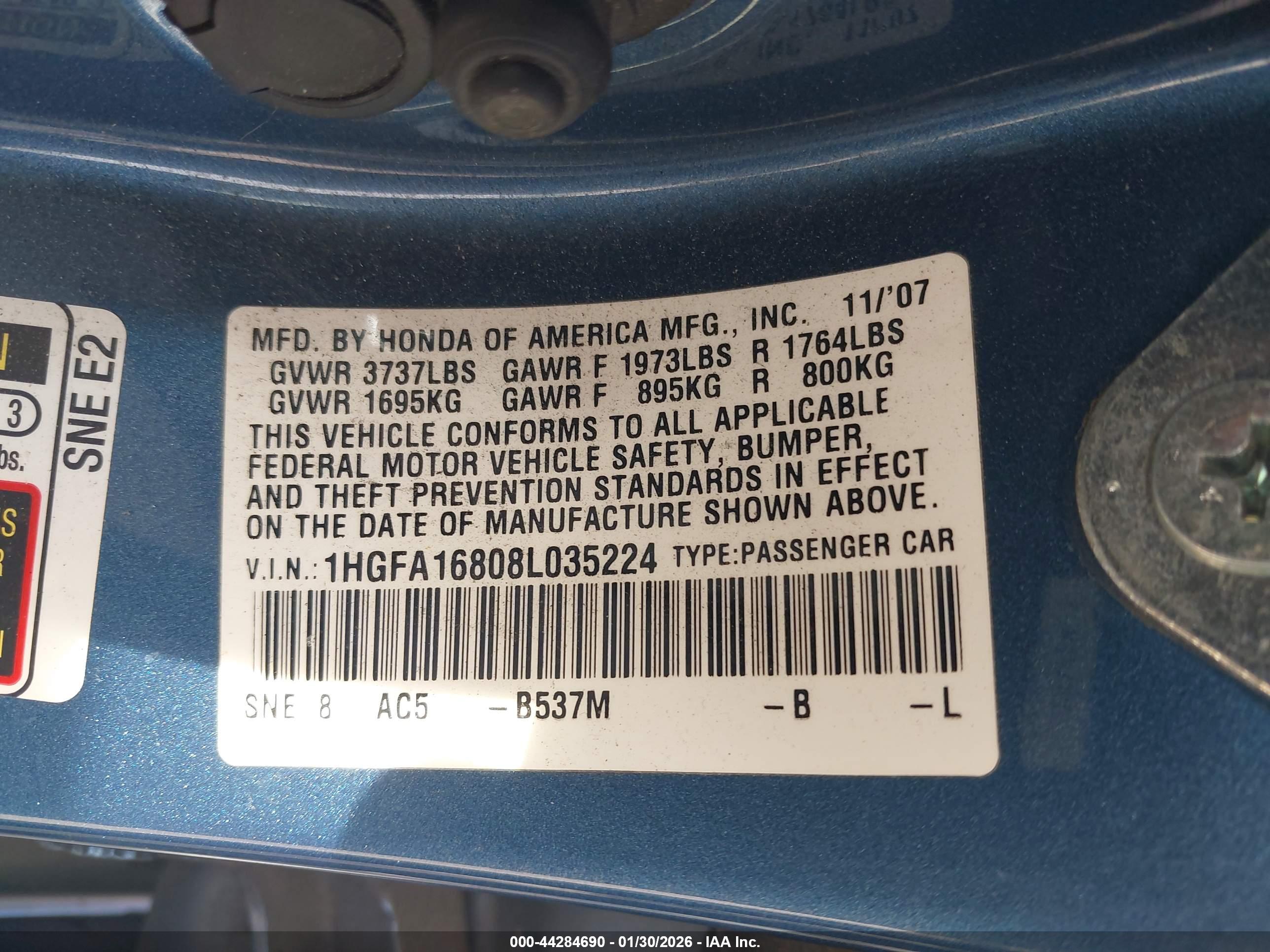 HONDA CIVIC image 9