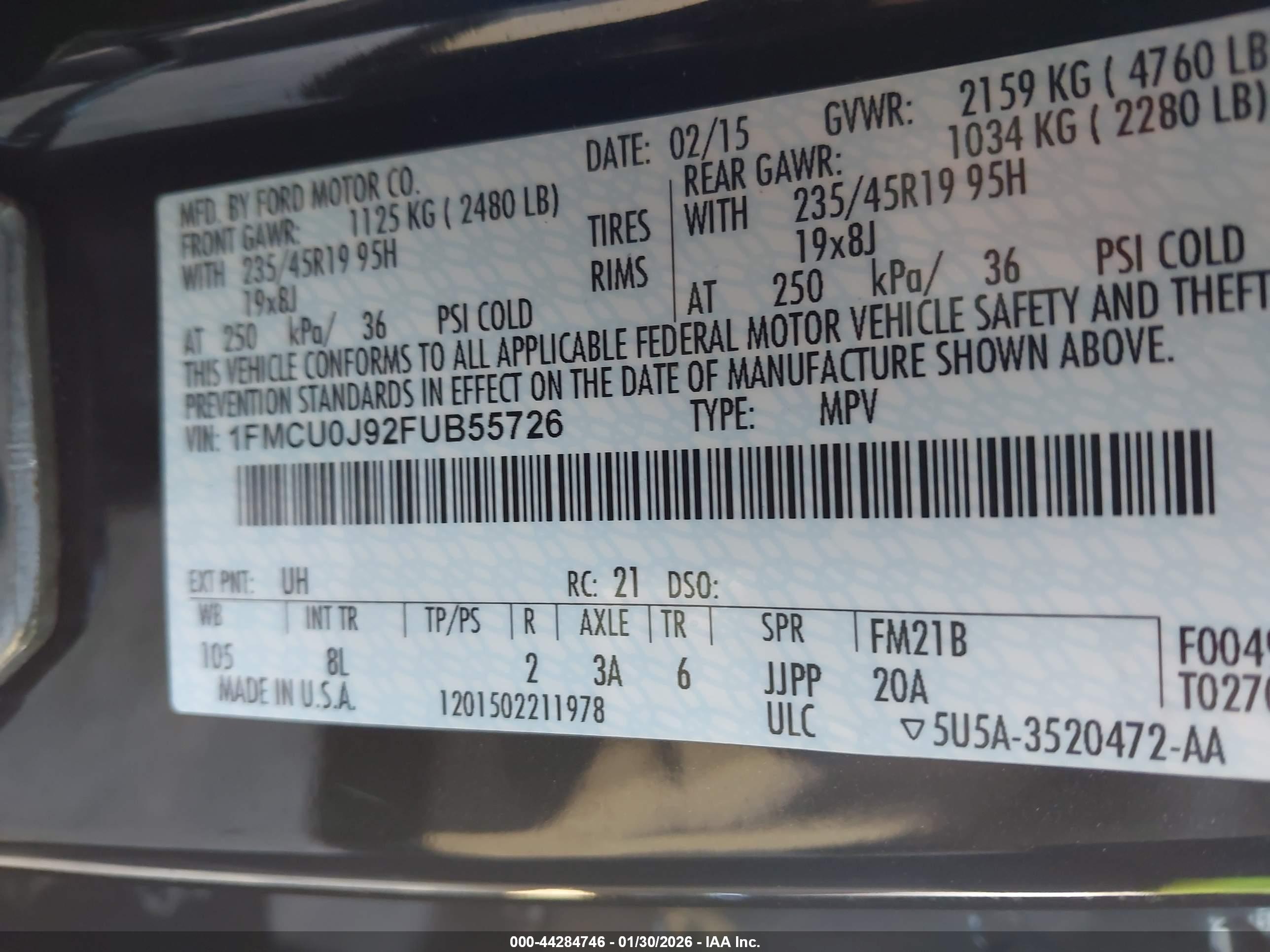 FORD ESCAPE image 9