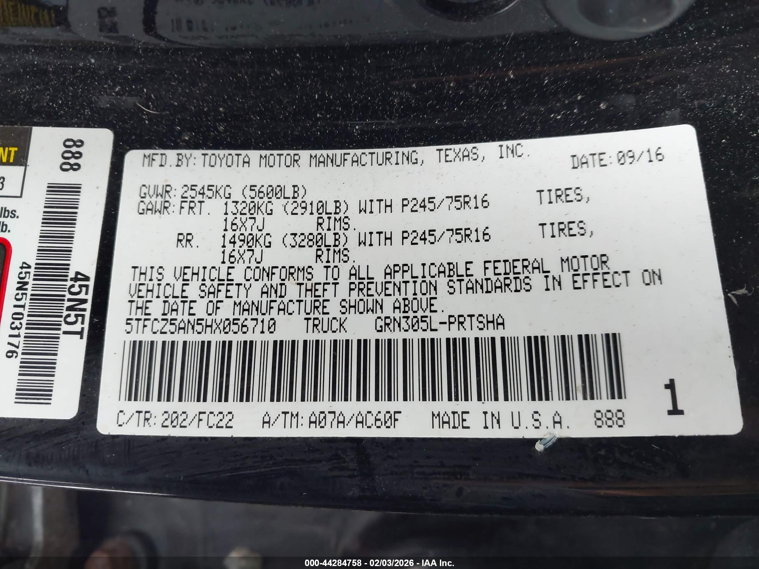 TOYOTA TACOMA image 9
