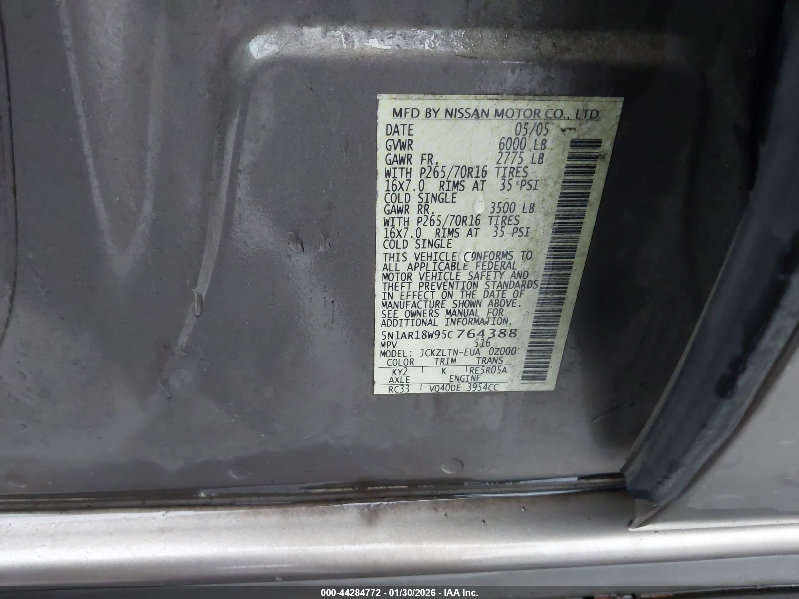 NISSAN PATHFINDER image 9